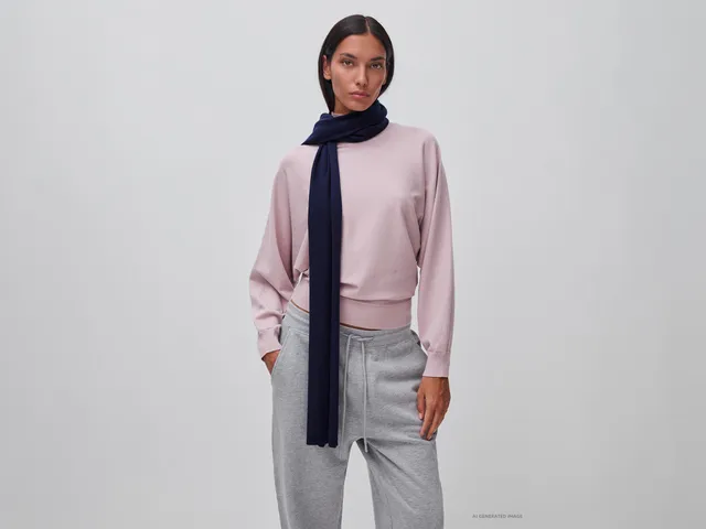United Colors of Benetton Maglione collo alto maniche pipistrello M