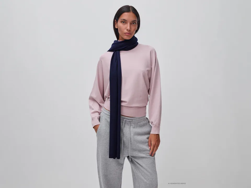 United Colors of Benetton Maglione collo alto maniche pipistrello M