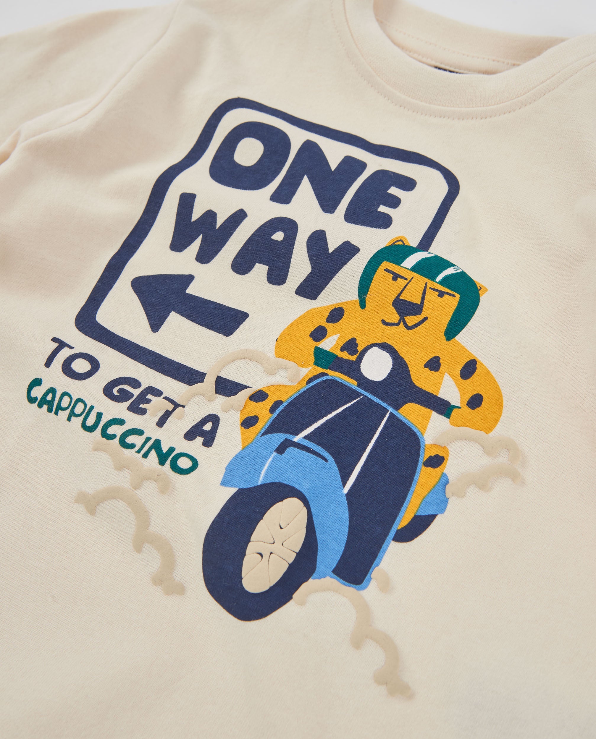 TucTuc Magliette Maglia bimbo crudo maniche lunghe
