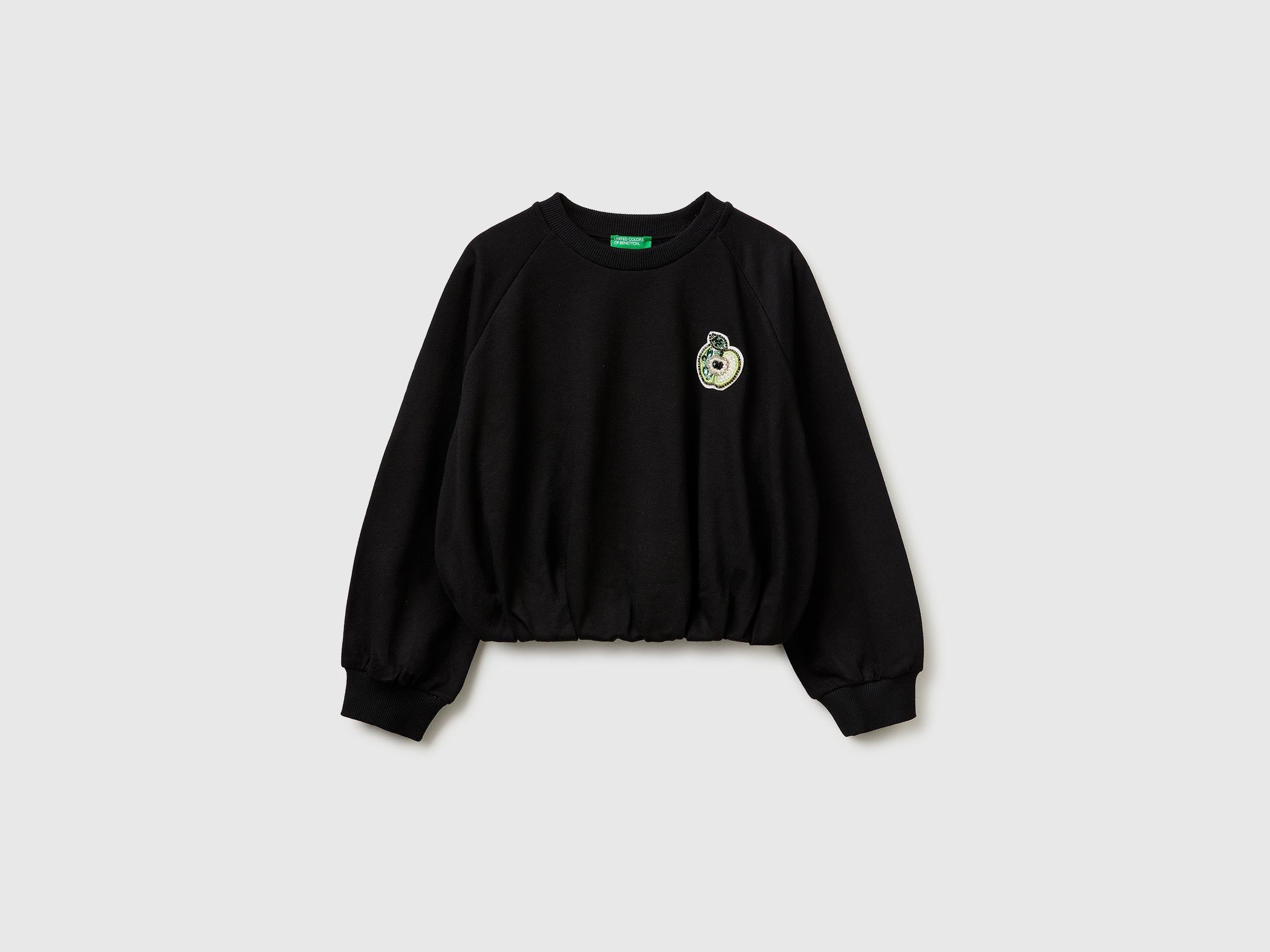 United Colors of Benetton felpa oversize gioiello cotone taglia S