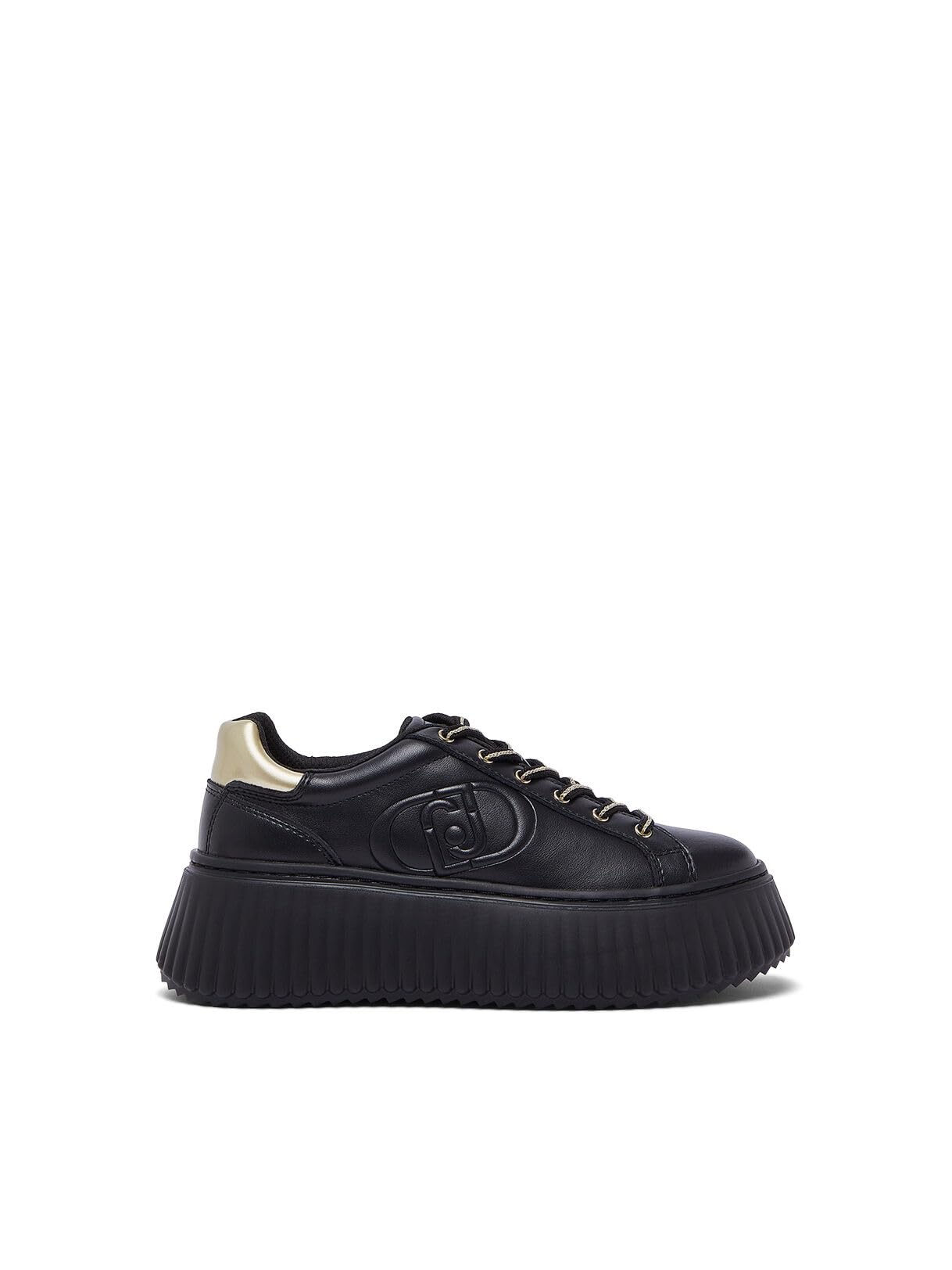 Liu Jo Sneakers Platform Pelle Donna Nero 38 EU
