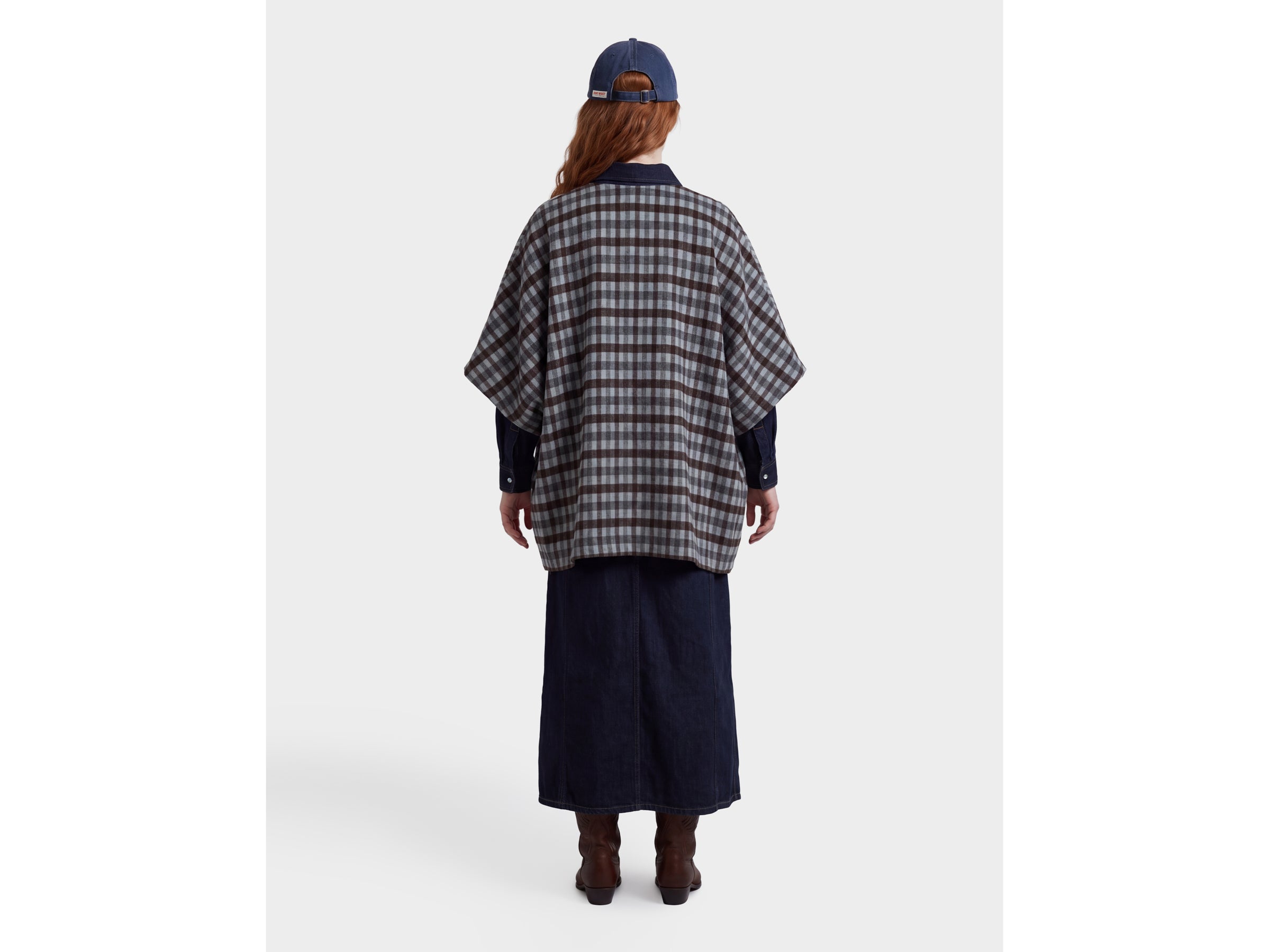 United Colors of Benetton Reversible wool blend cape mantella OS lana