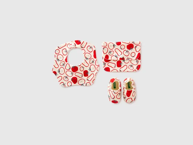 United Colors of Benetton Accessory set set neonato pomodoro taglia unica