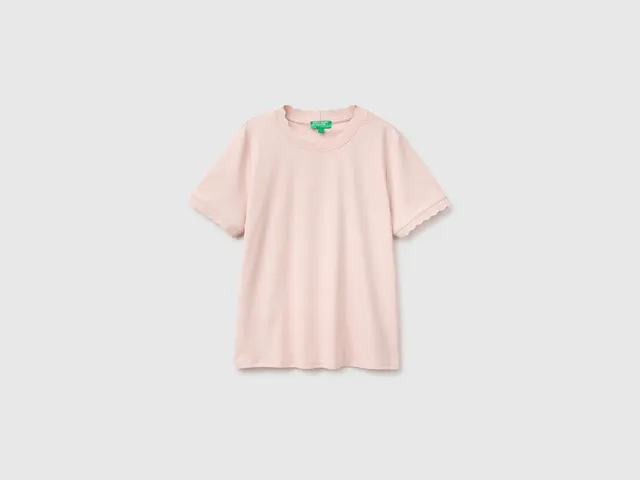 United Colors of Benetton T-Shirt Cotone Scollo Tg M