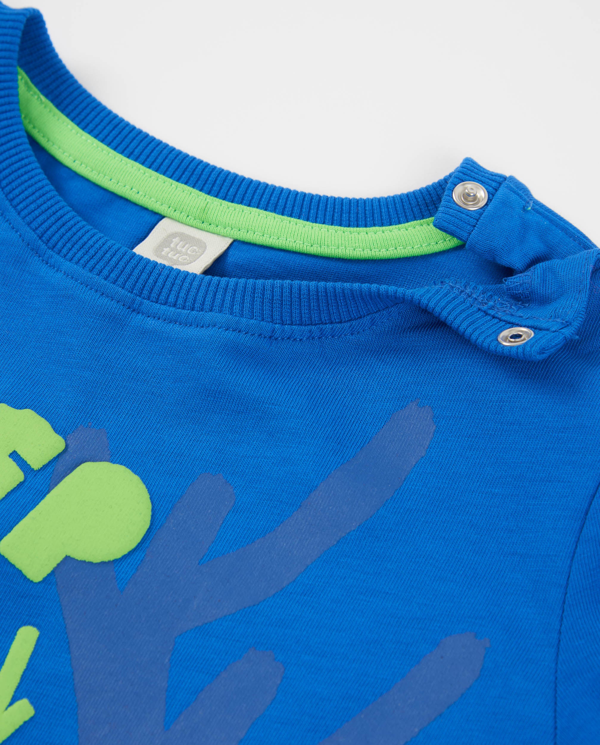 TucTuc Magliette t-shirt bambino maniche lunghe blu stampa mare