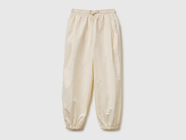 United Colors of Benetton Pantaloni Balloon Nylon con Coulisse