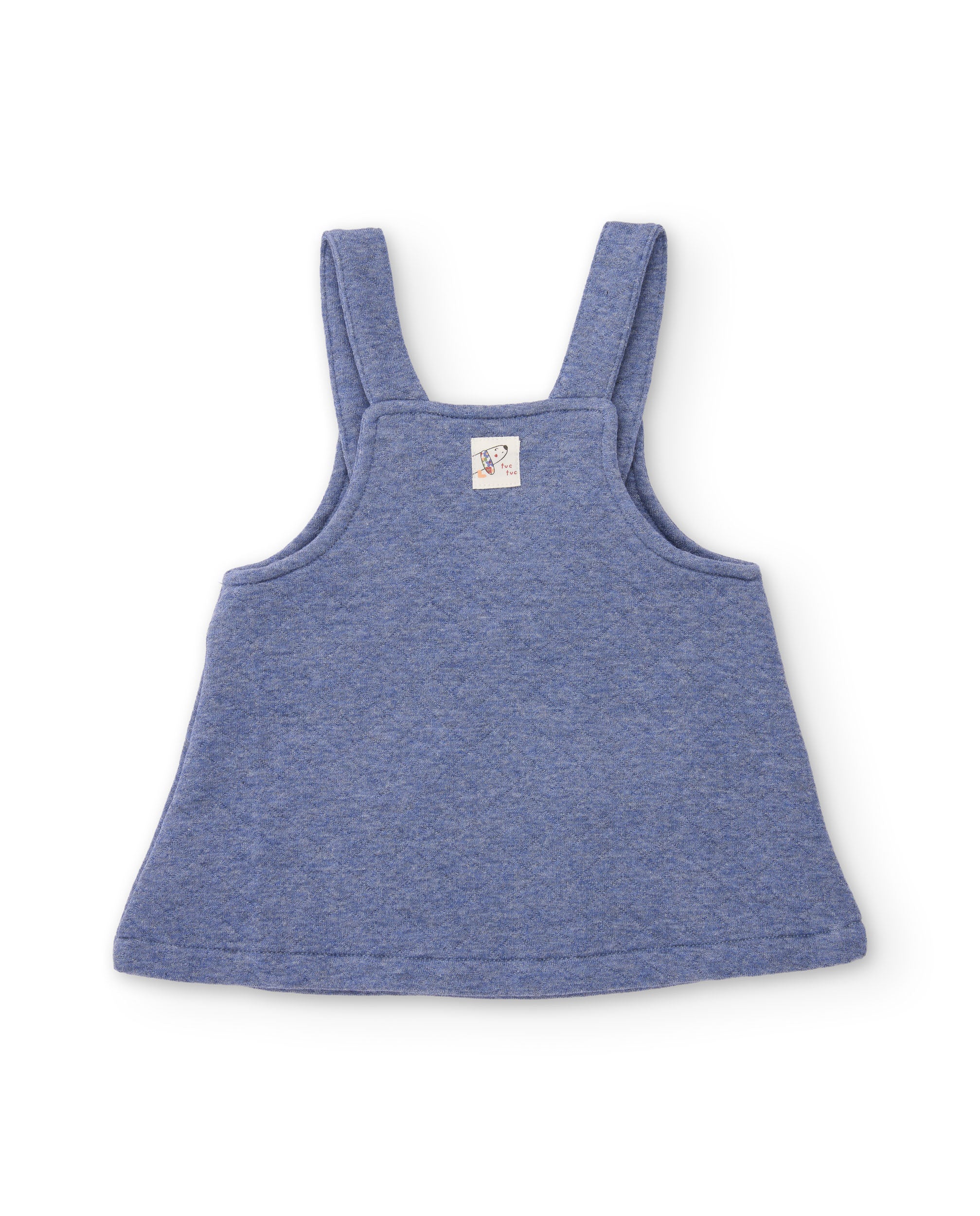 TucTuc Completi Felpa Vestito Set Blu Neonata Cotone