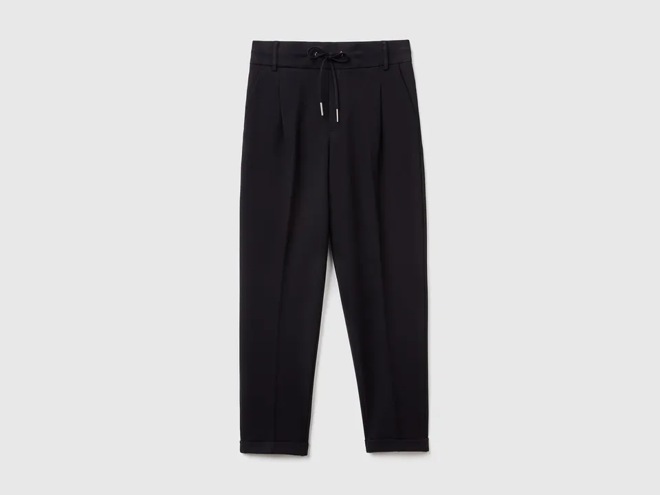 United Colors of Benetton Trousers Pantaloni Viscosa Coulisse S