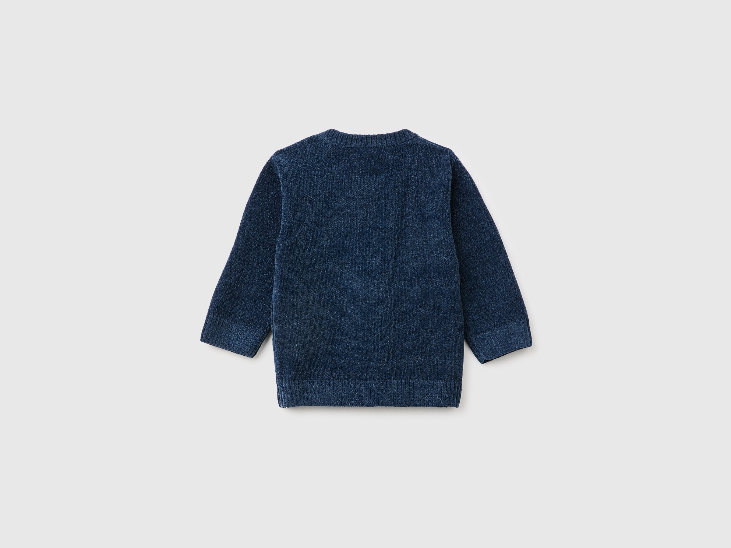 United Colors of Benetton Maglione Ciniglia Neonato Ricamo 74