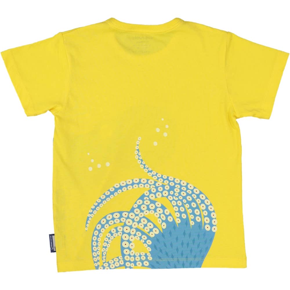 Coq en Pâte Maglietta Polpo Cotone Bio 2 Anni T-Shirt Bimbo