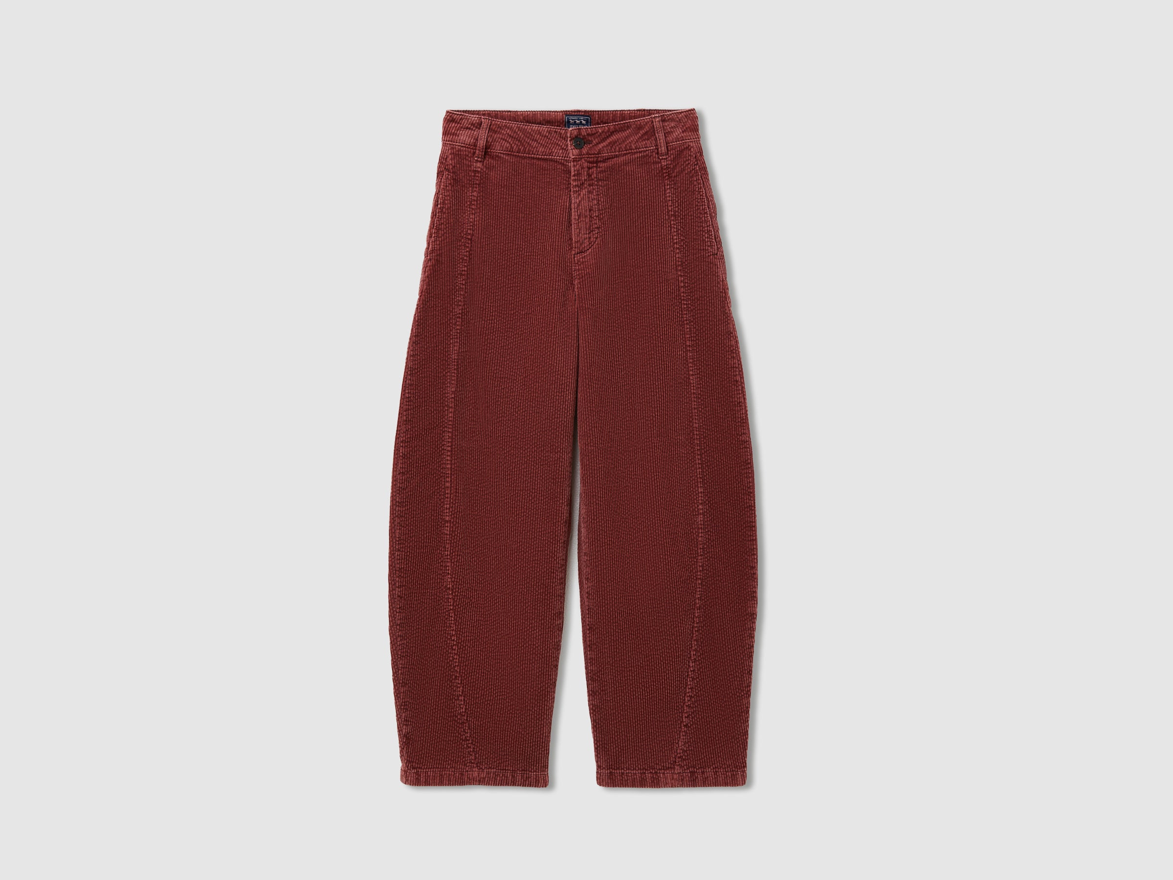 United Colors of Benetton Vintage Wash Pantaloni Velluto Balloon Cotone