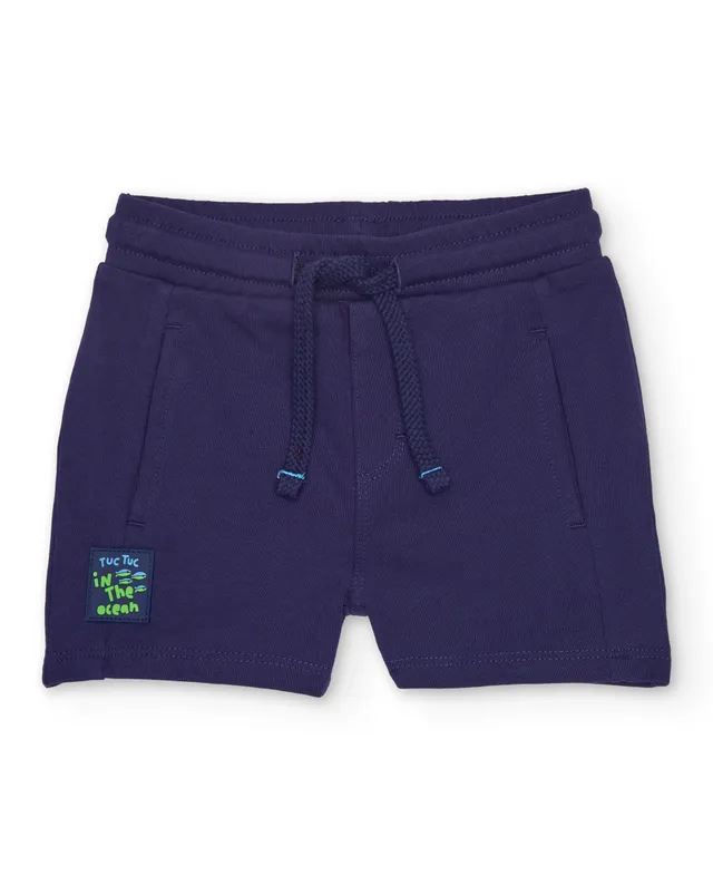 TucTuc Bermuda Shorts Navy Neonato Elastico Tasche Cotone