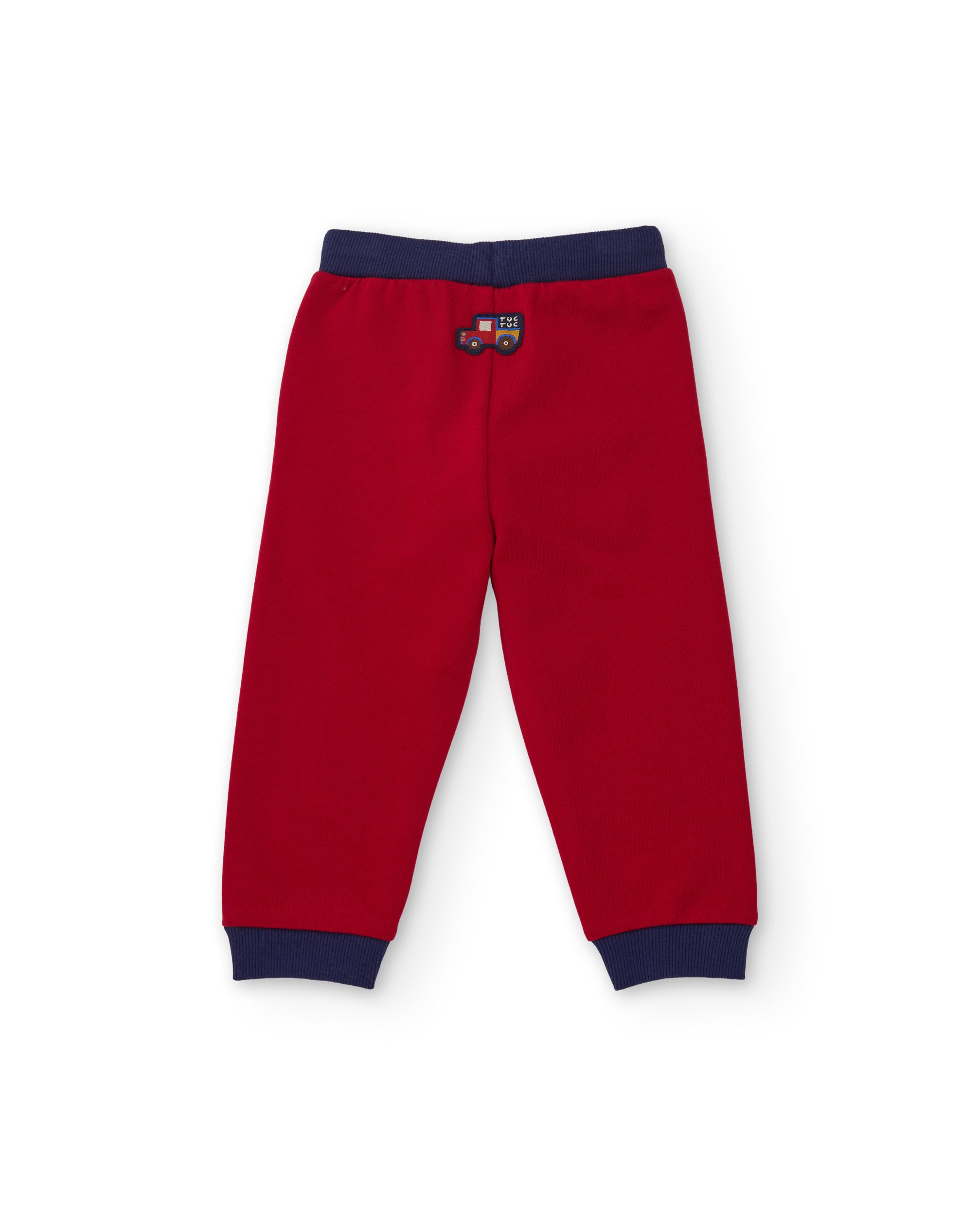 TucTuc Completi Bambino Felpa Rosso Cappuccio Cotone