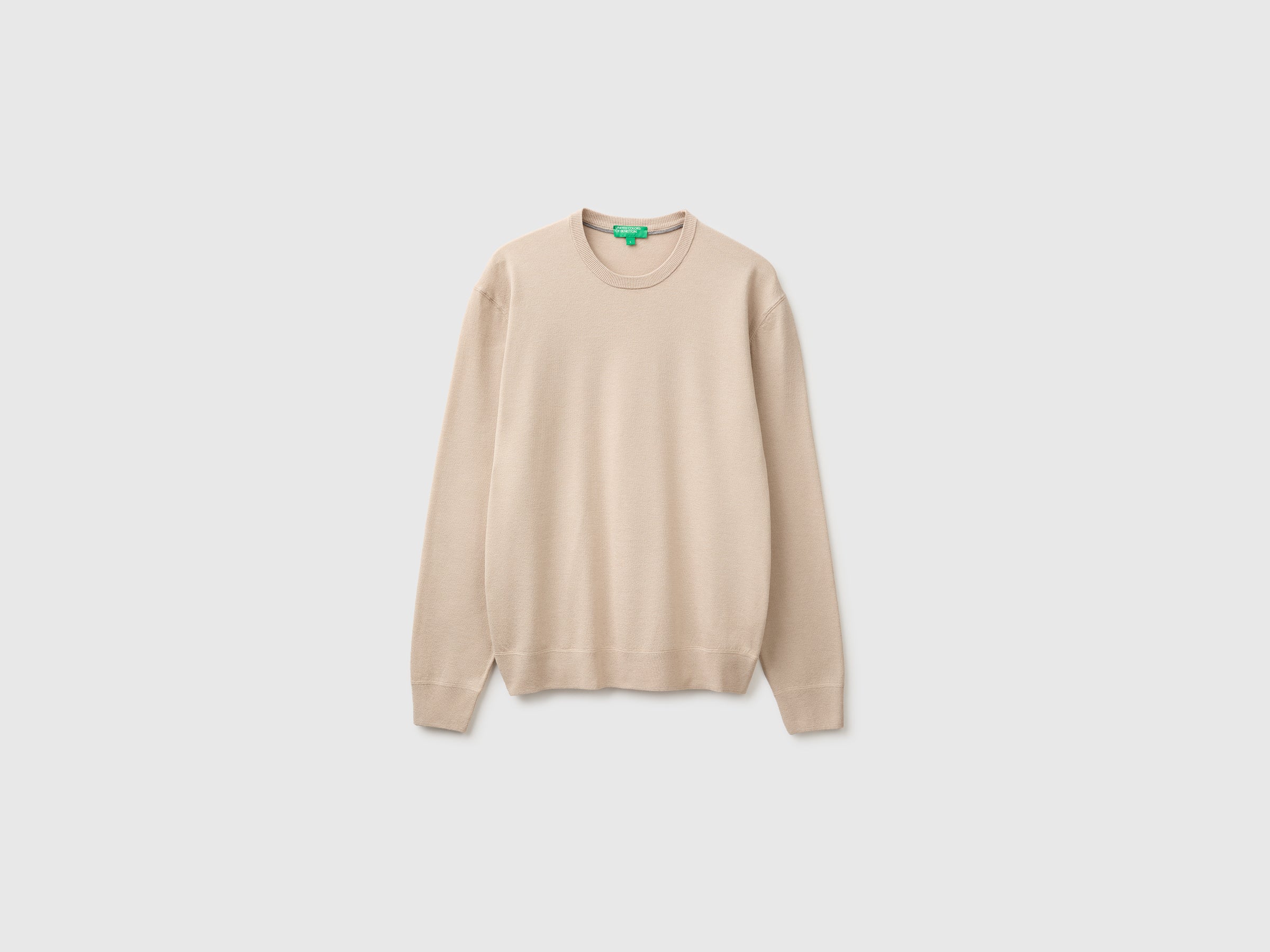 United Colors of Benetton Maglione viscosa collo rotondo taglia L