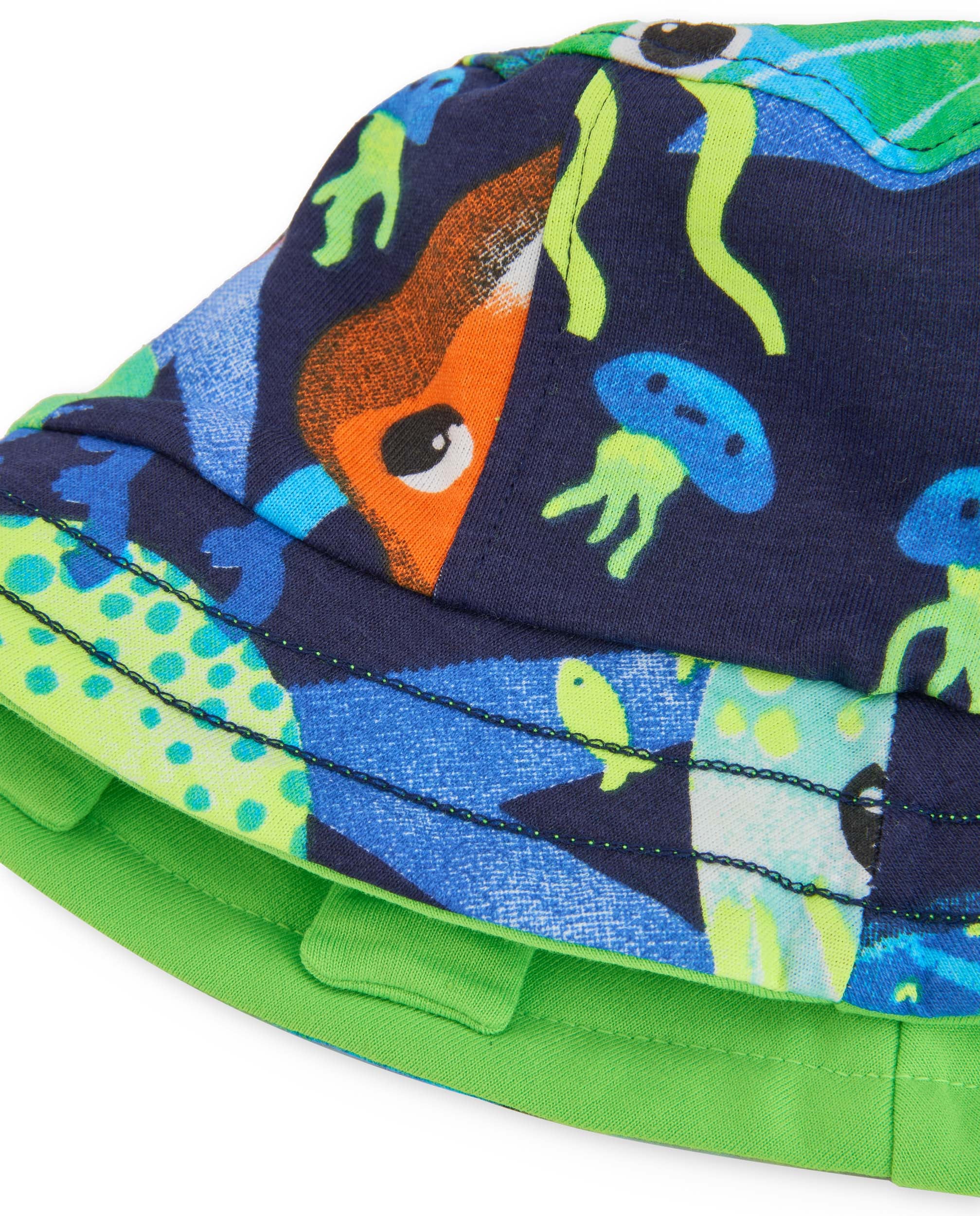 TucTuc Accessori Cappellino Bambino Reversibile Verde 44