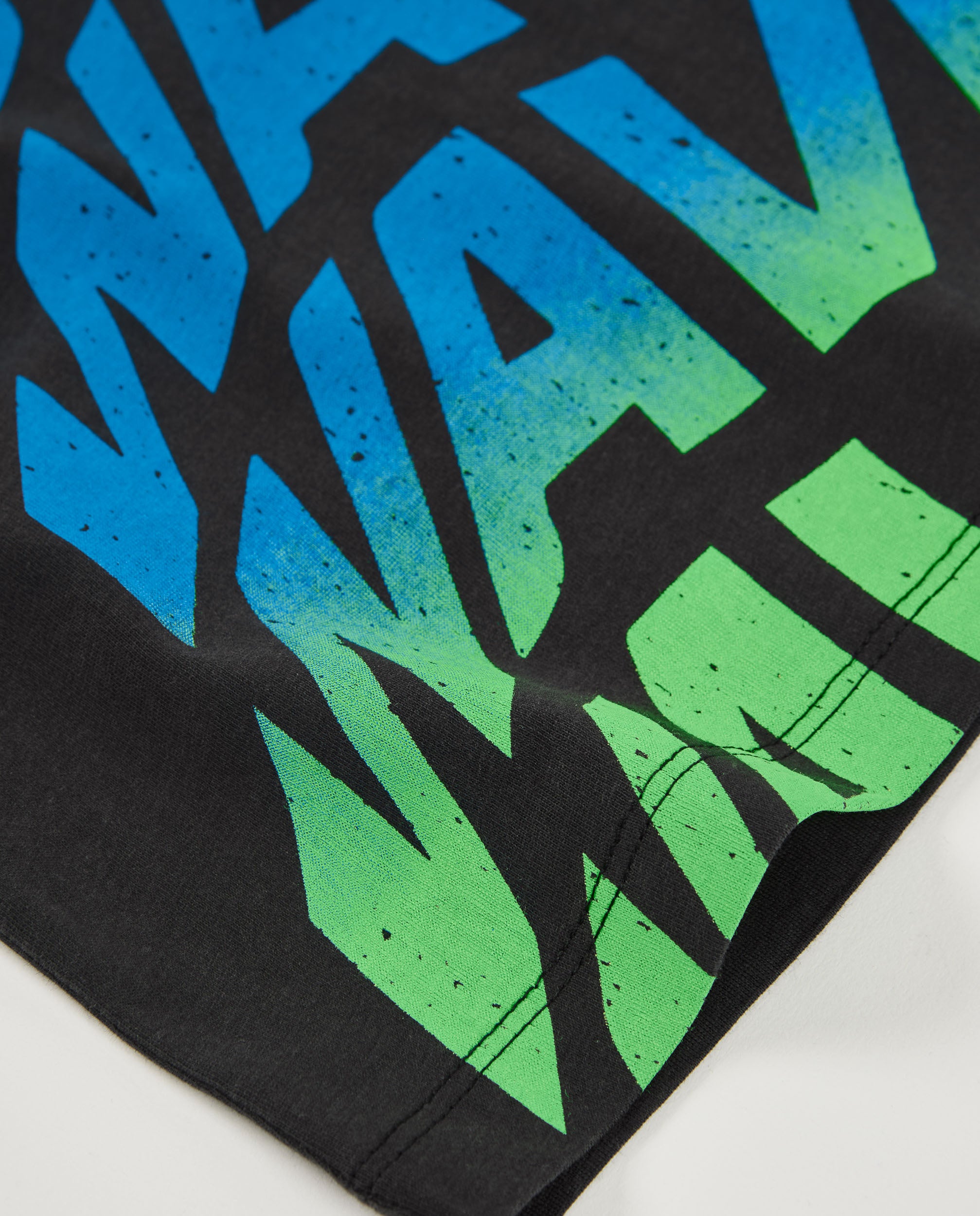 TucTuc Magliette T-shirt bambino nera stampa Waves