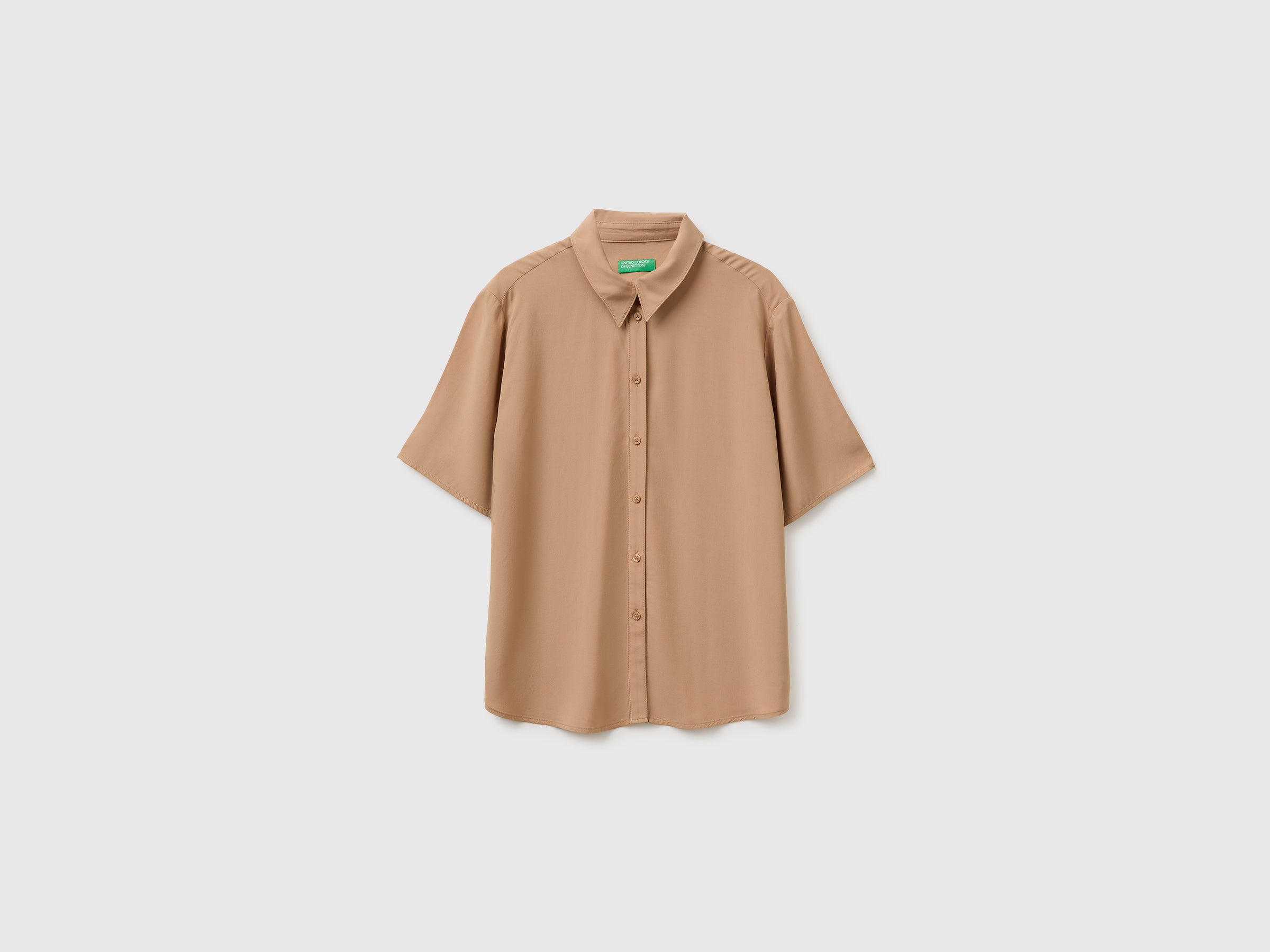 United Colors of Benetton Shirts camicia viscosa manica 3/4