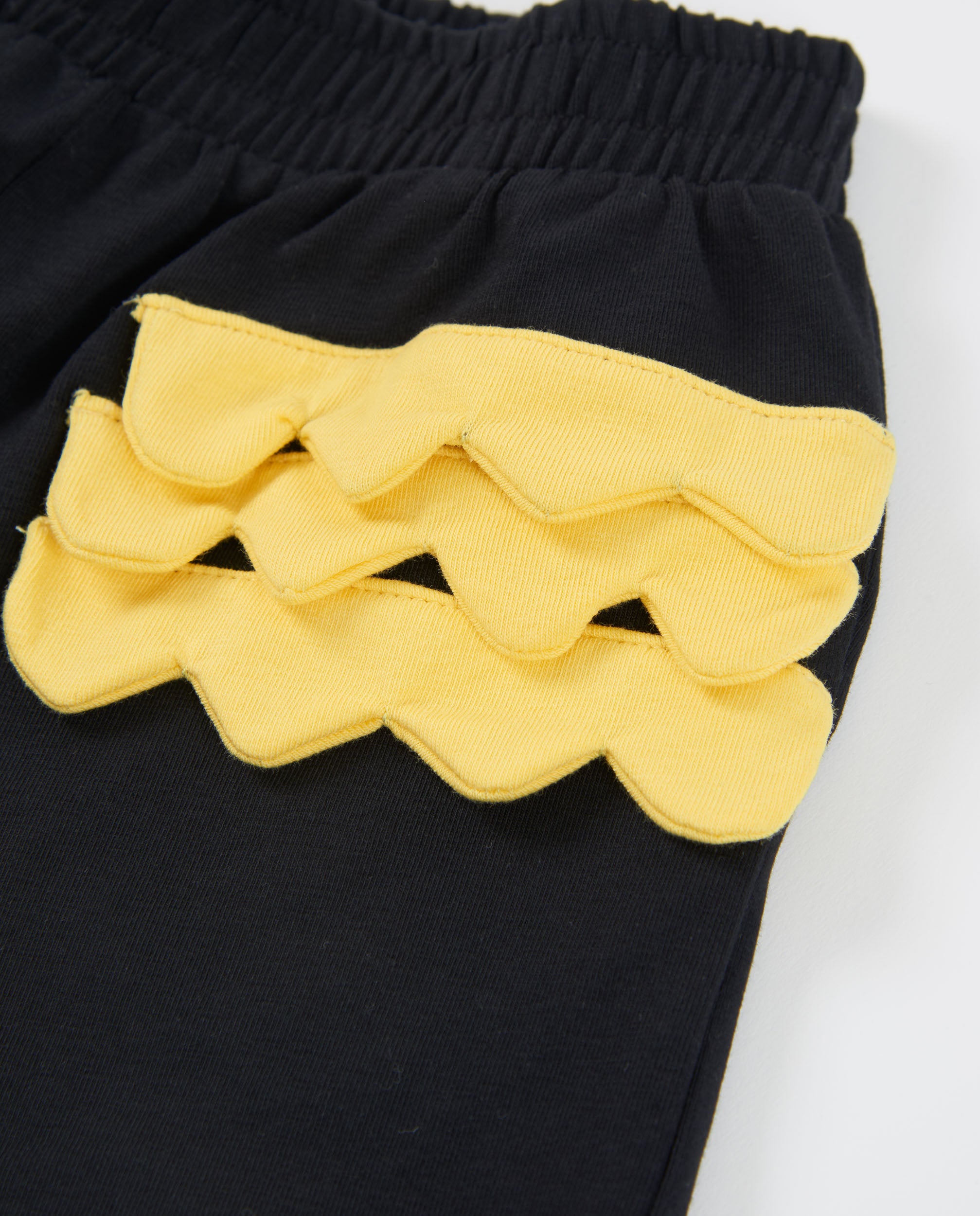 TucTuc Bermuda Shorts Nero Jersey 6M-10A Onde
