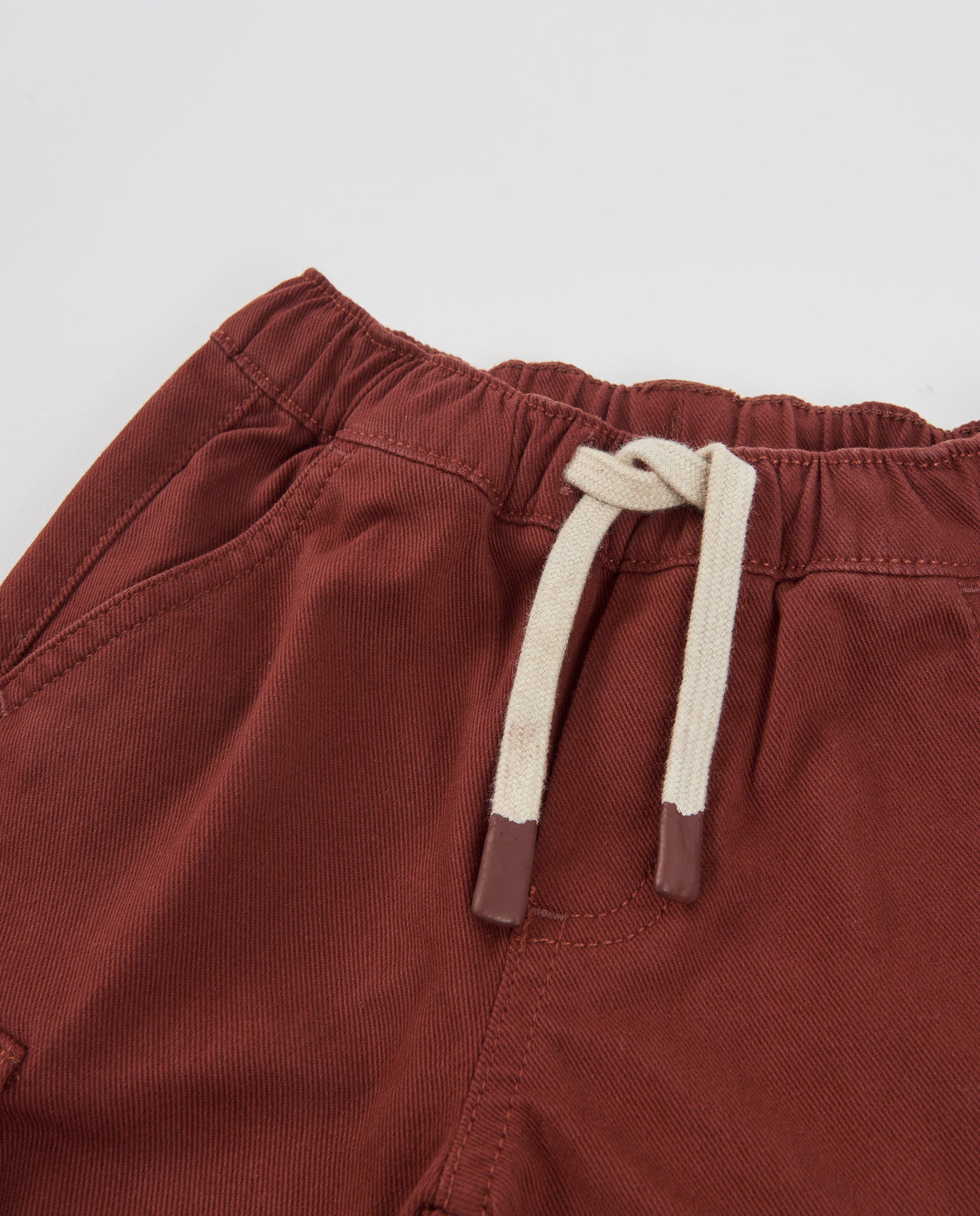 TucTuc Pantaloni Cargo bimbo bordeaux tela