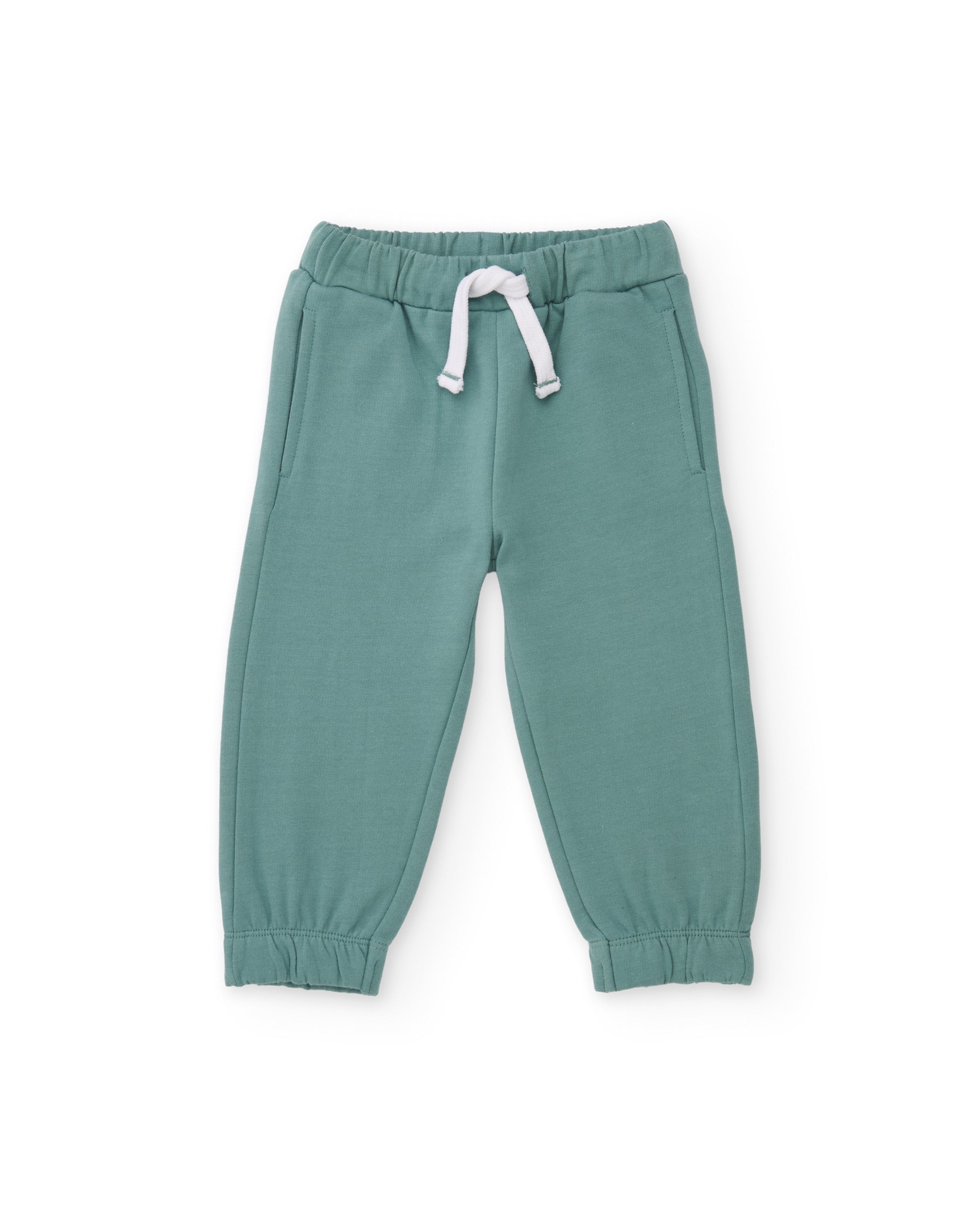 TucTuc Pantaloni felpa verde acqua bambino