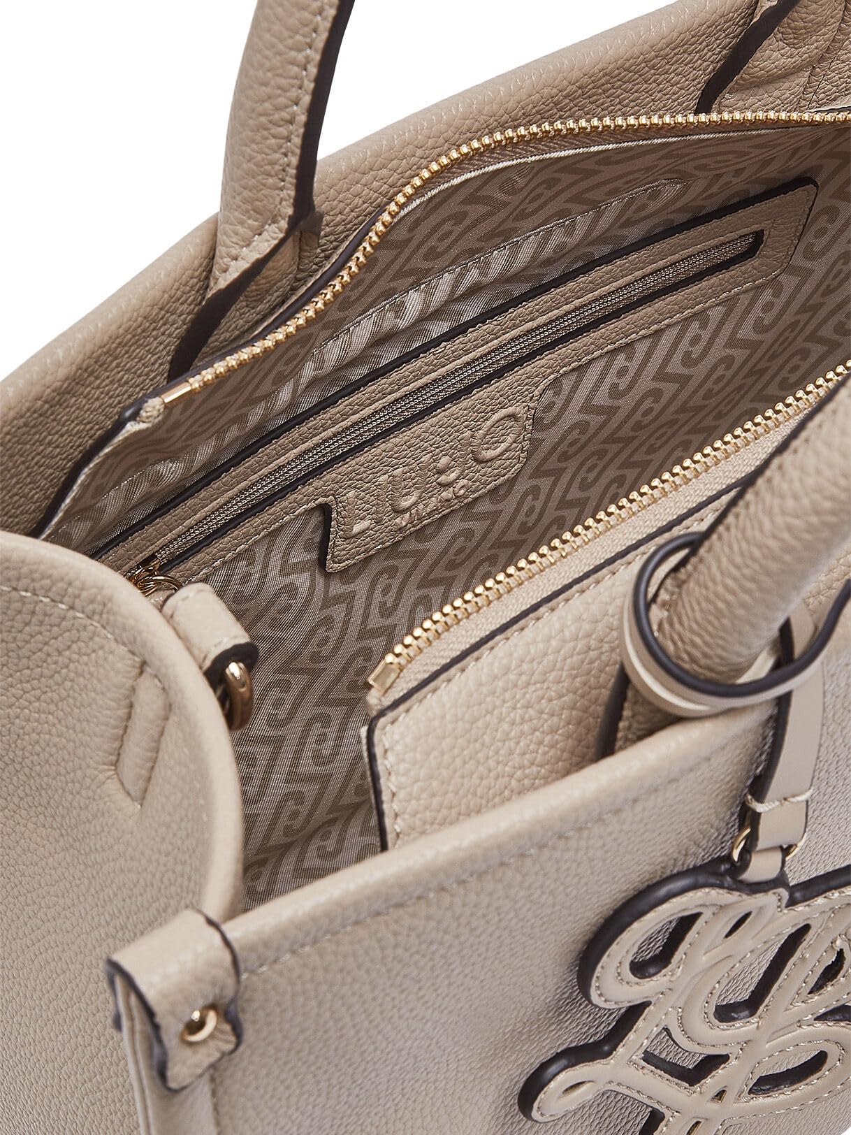 Liu Jo Borse Borsa a Mano Media Beige bottalata