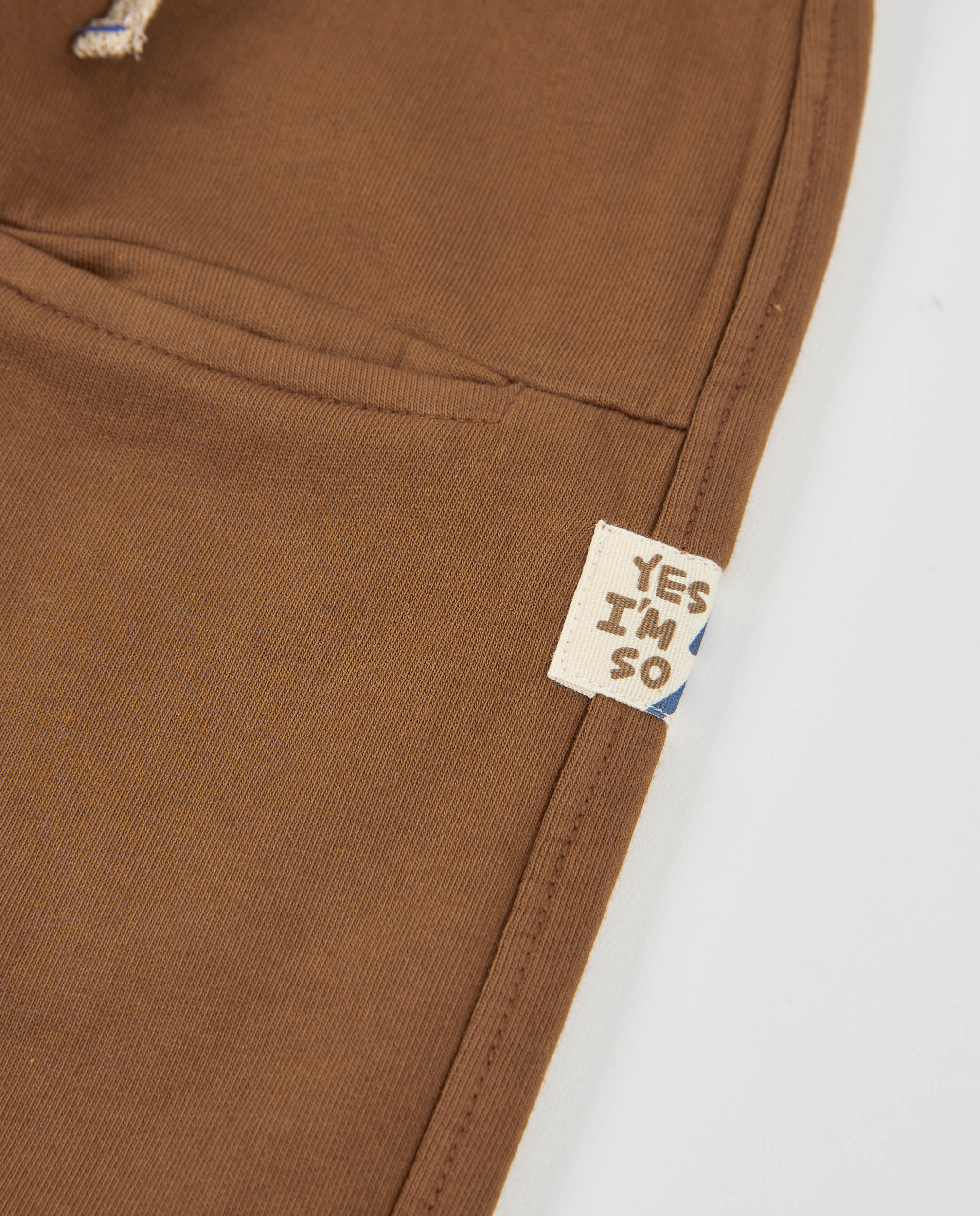 TucTuc Pantaloni Felpa Bambino Marrone Chiaro Cotone
