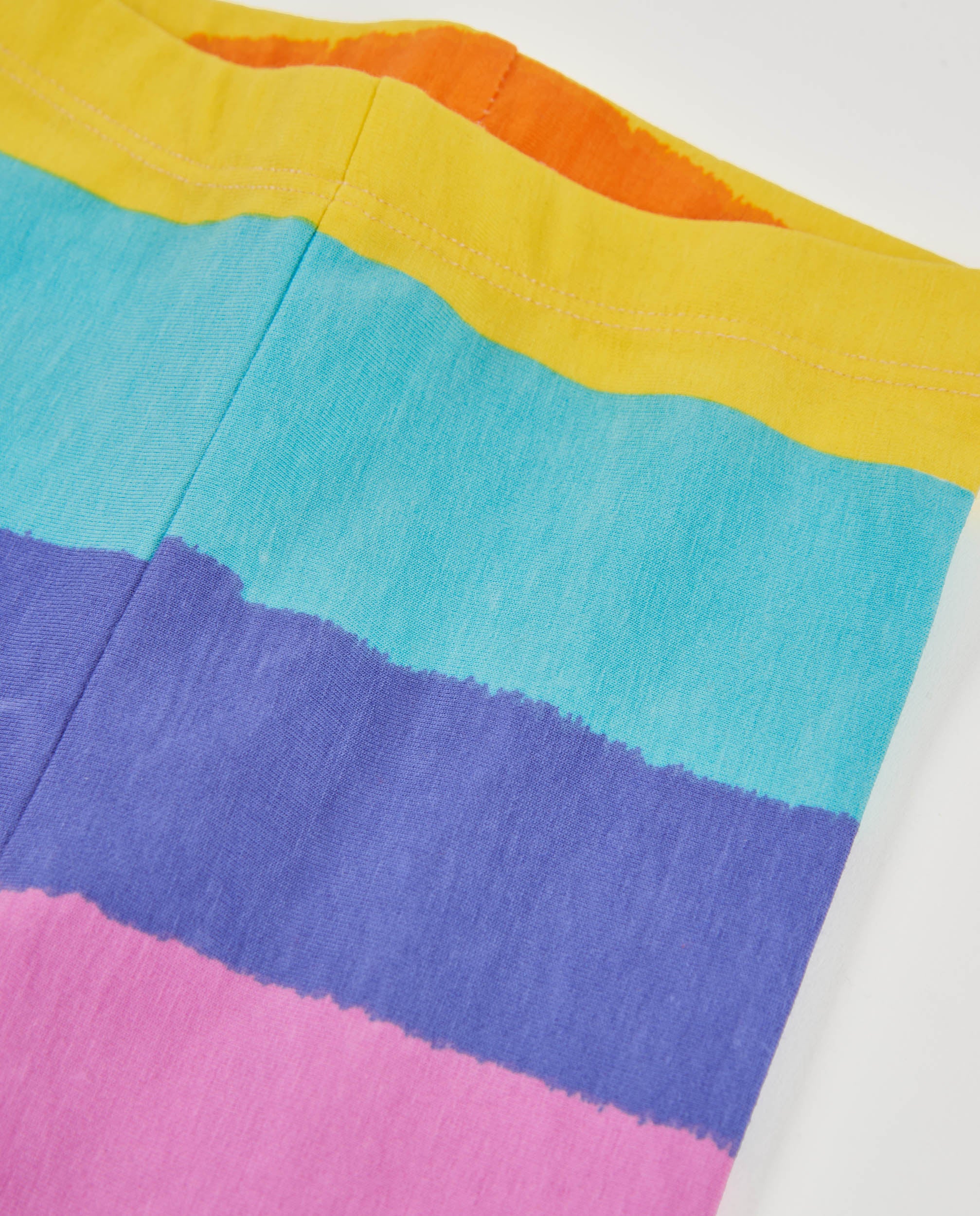 TucTuc Leggings bambina multicolore in maglia elastica