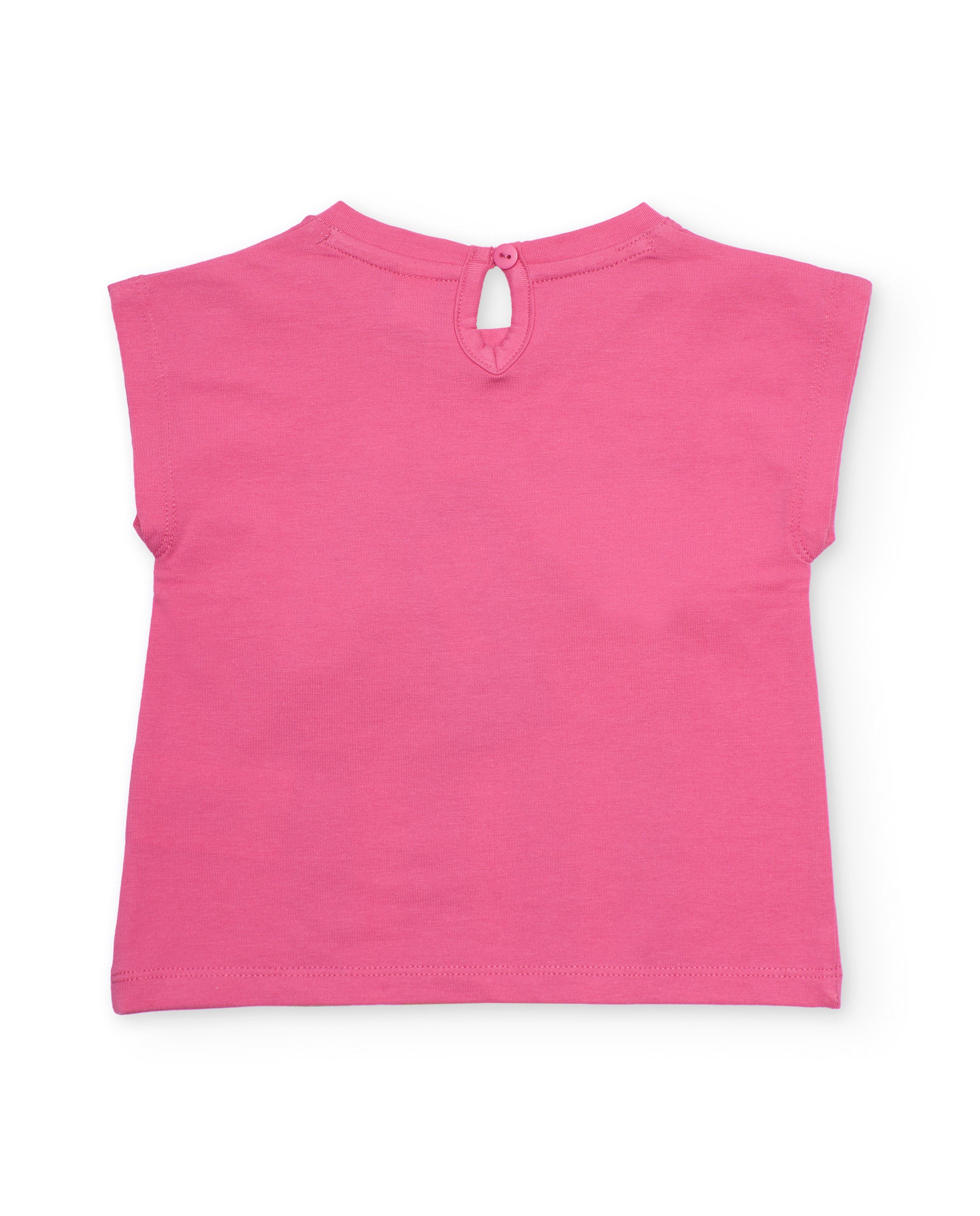 TucTuc Magliette T-Shirt Bambina Rosa Cotone Frutta
