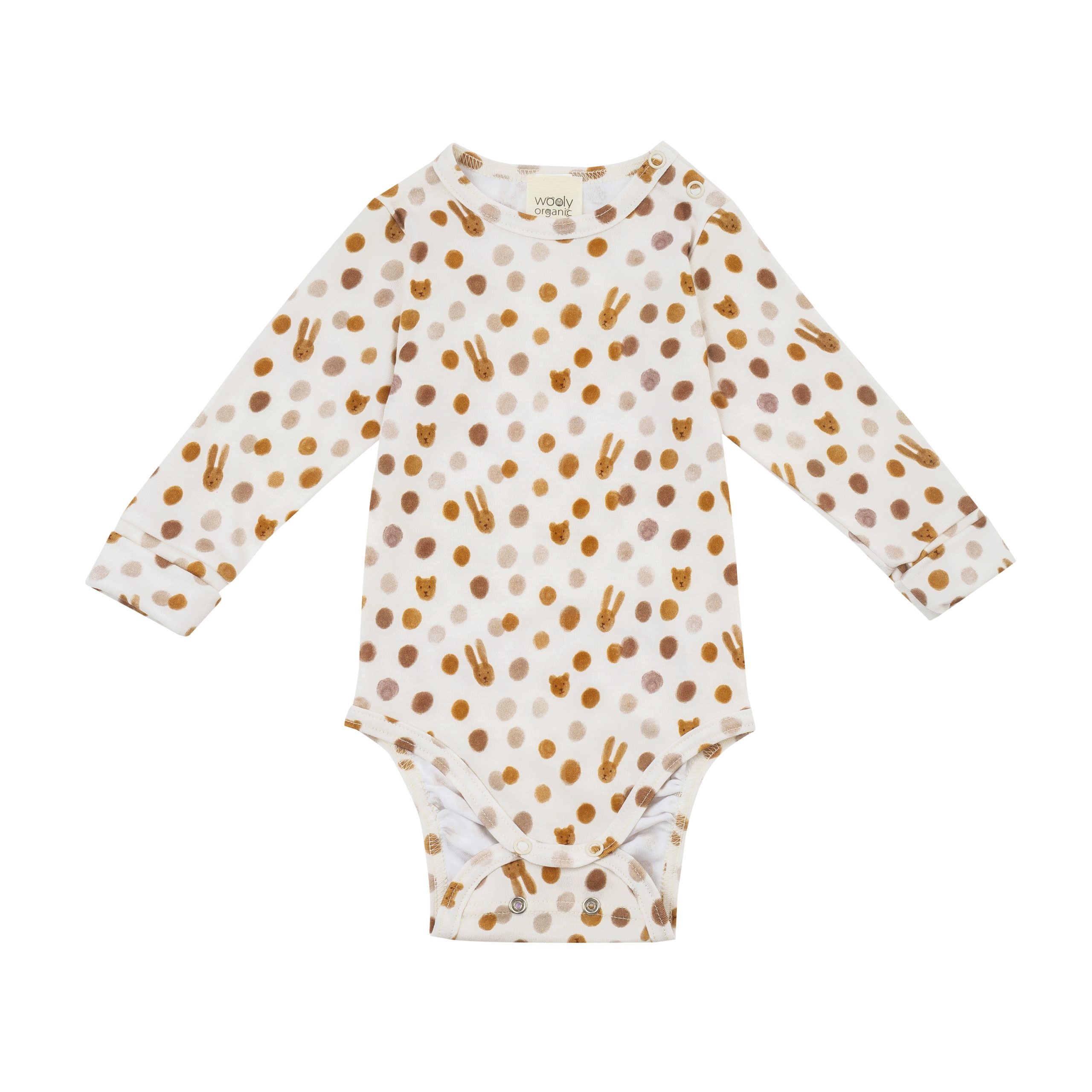 Woolly Organic Body Neonato Manica Lunga Cotone Noos