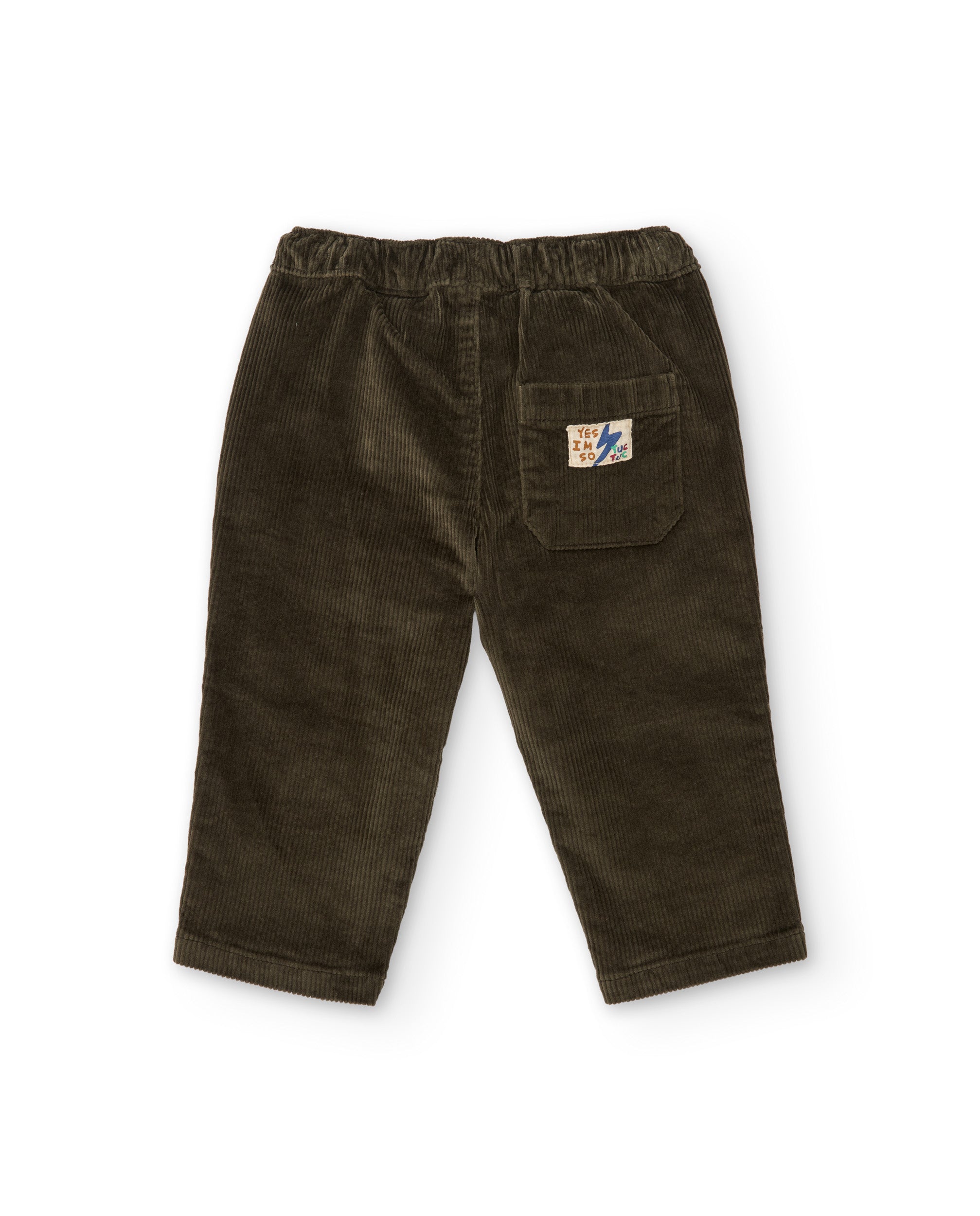 TucTuc Pantaloni Bambino Velluto Coste Verde Oliva Morbidi