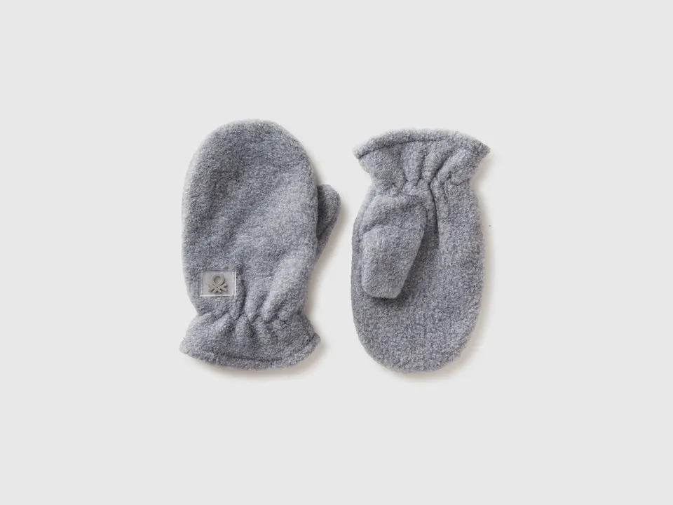 United Colors of Benetton Mittens muffole pile fodera cotone bambino