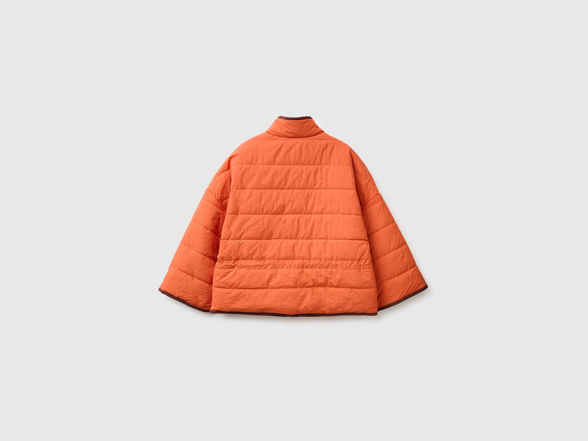 Benetton Piumino Reversibile Giacca Nylon Taglia M