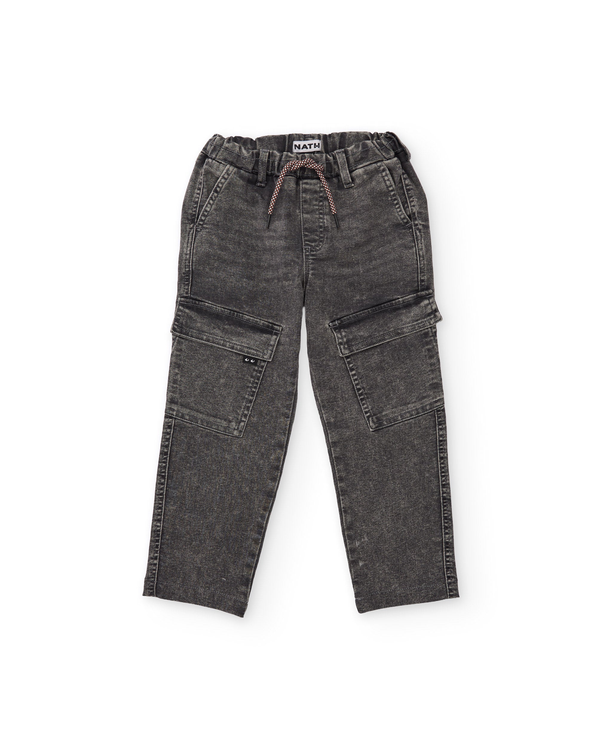 TucTuc Pantaloni cargo bambino denim grigio