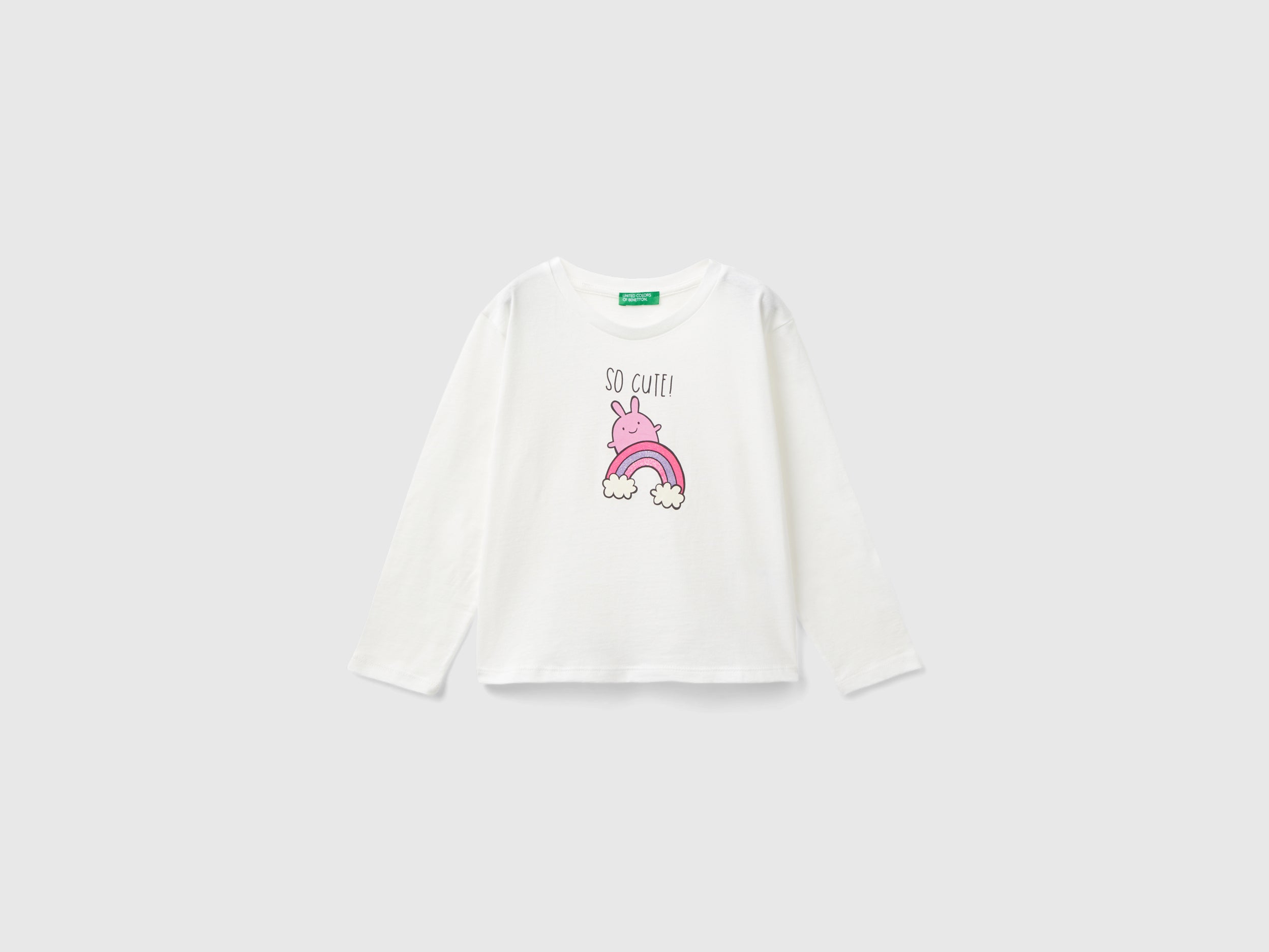 United Colors of Benetton Organic cotton t-shirt maglietta bimba cotone