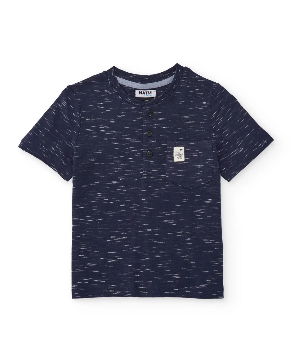 TucTuc Magliette bambino t-shirt navy melange tasca