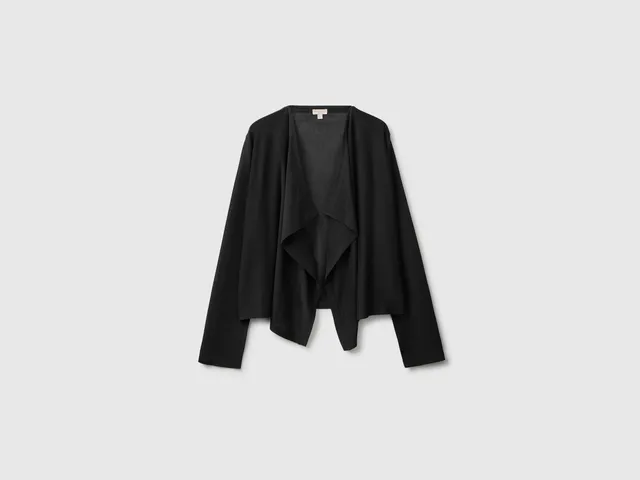 United Colors of Benetton Cardigan drappeggio viscosa bambù M