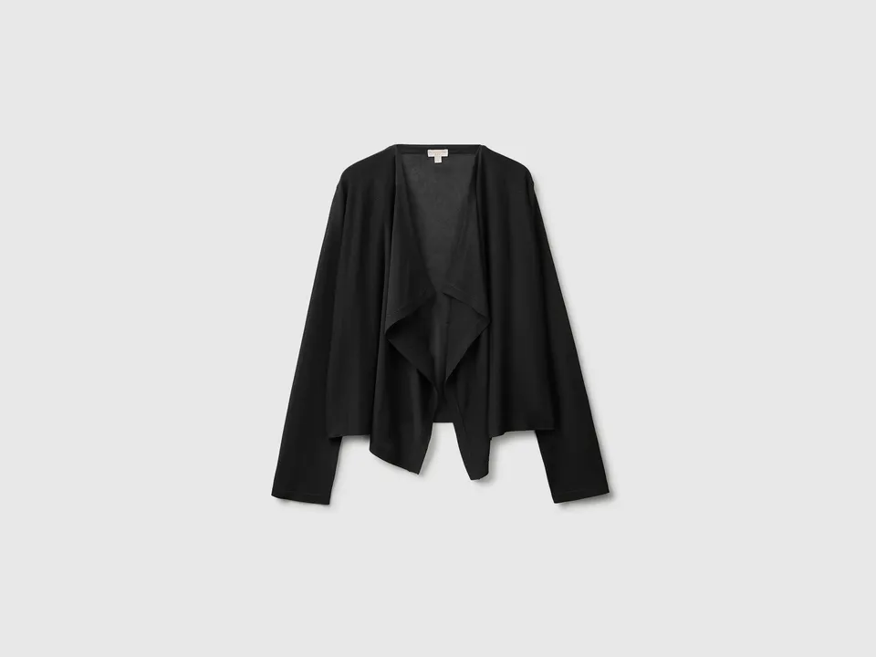 United Colors of Benetton Cardigan drappeggio viscosa bambù M