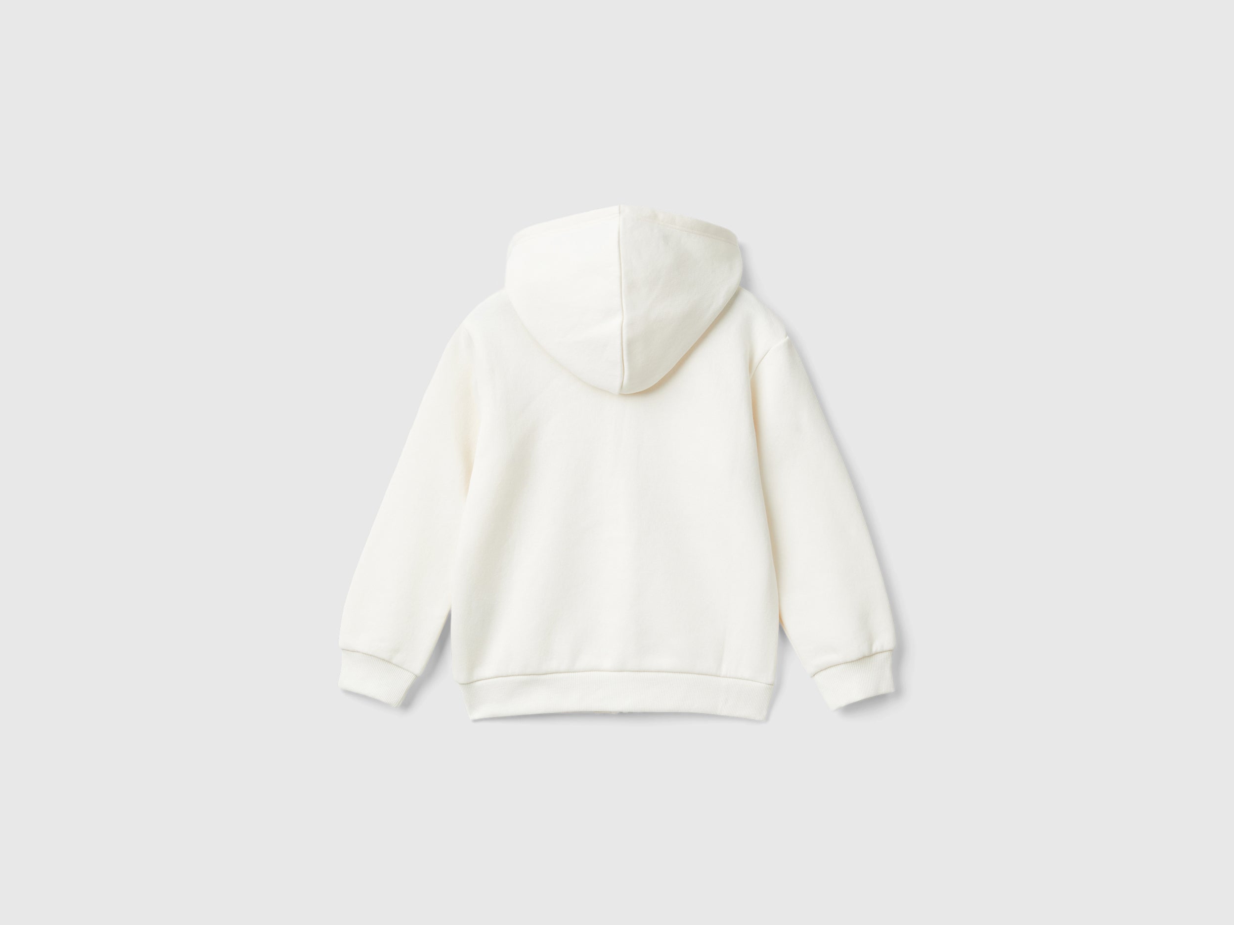 United Colors of Benetton Felpa Zip Cappuccio Paillettes 104