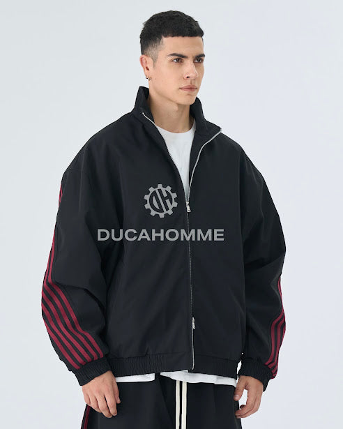Sottosopra Duca Homme AN838329G felpa tecnica nera bordeaux M