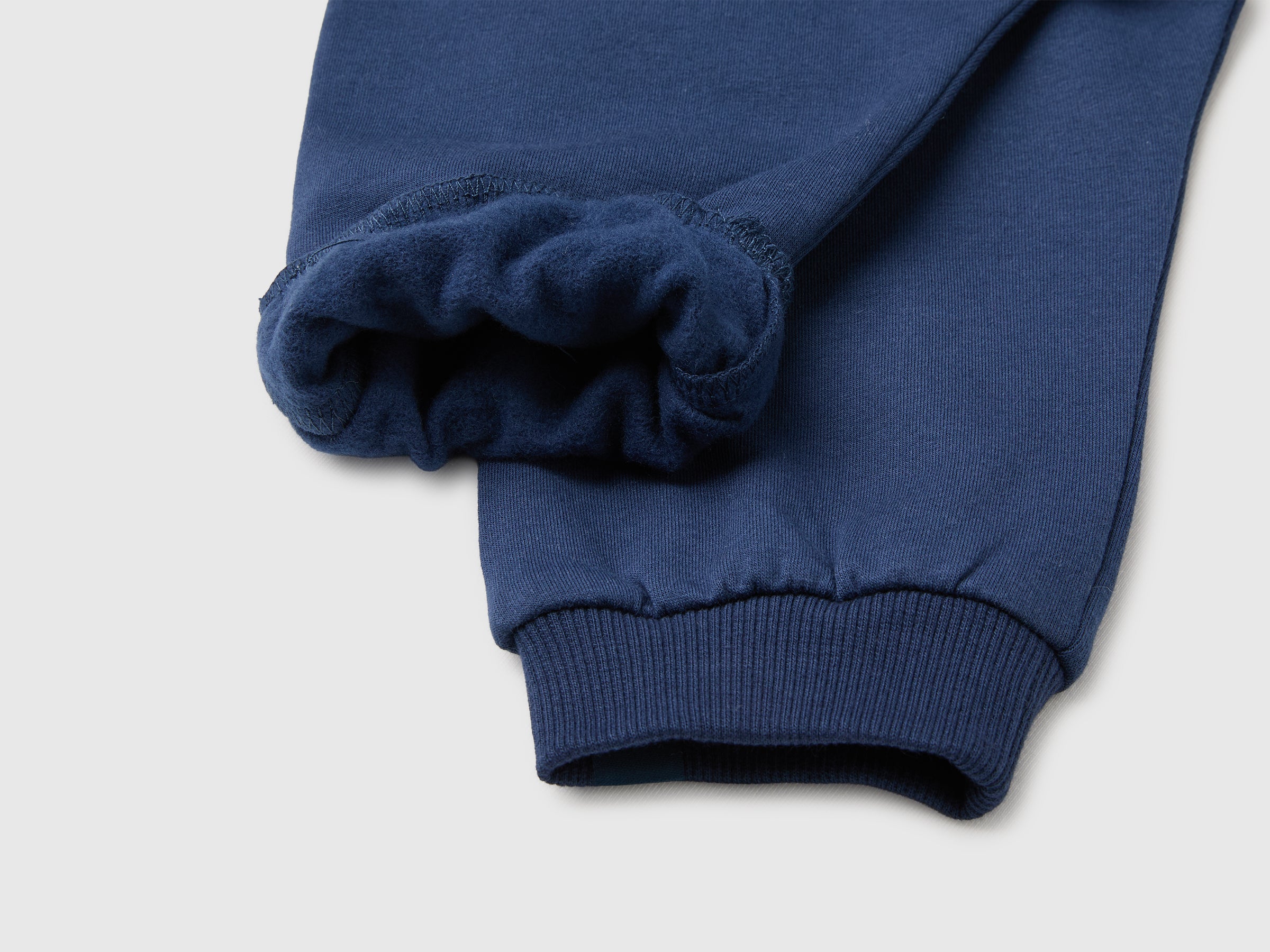 United Colors of Benetton Pantaloni Tuta Cotone Bio Elasticizzati