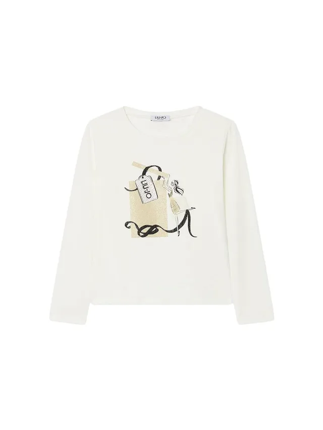 Liu Jo Baby T-Shirt Maniche Lunghe maglia taglia L jersey