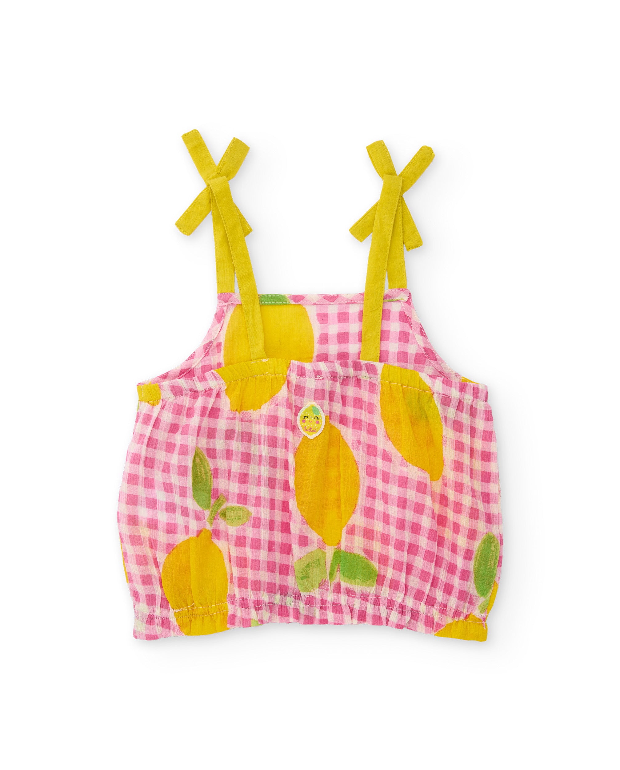 TucTuc Magliette top rosa limoni fiocchi taglia neonato