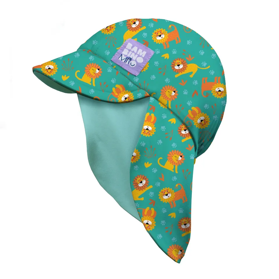 Bambino Mio cappellino mare Cool Cats reversibile UPF 40+ 0-12 mesi