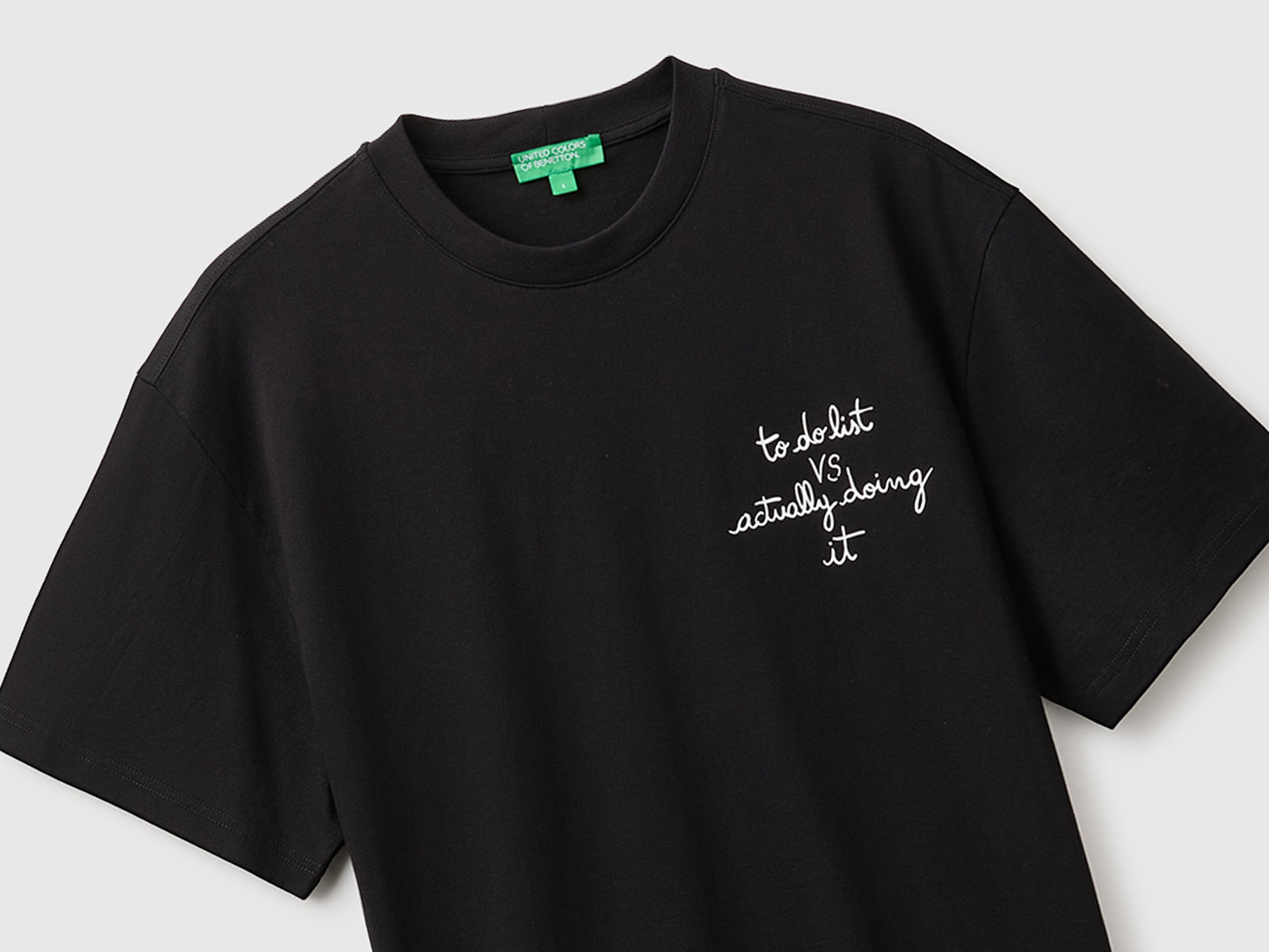 United Colors of Benetton T-shirt Relaxed Fit con stampa cotone