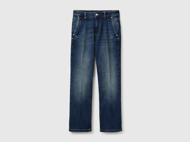 United Colors of Benetton jeans trombetta denim elasticizzato