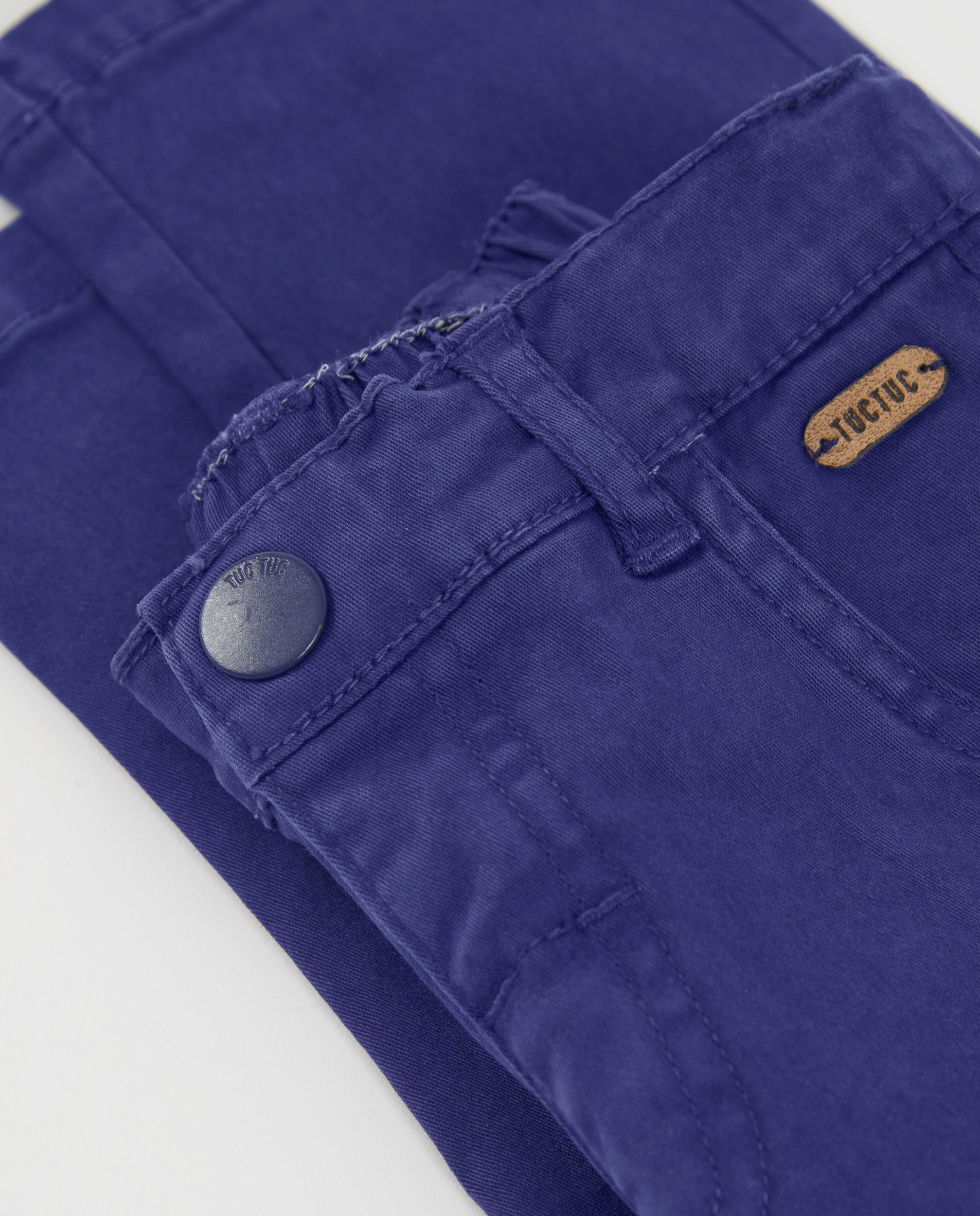 TucTuc Pantaloni viola pantaloni bambino 4 anni bottone