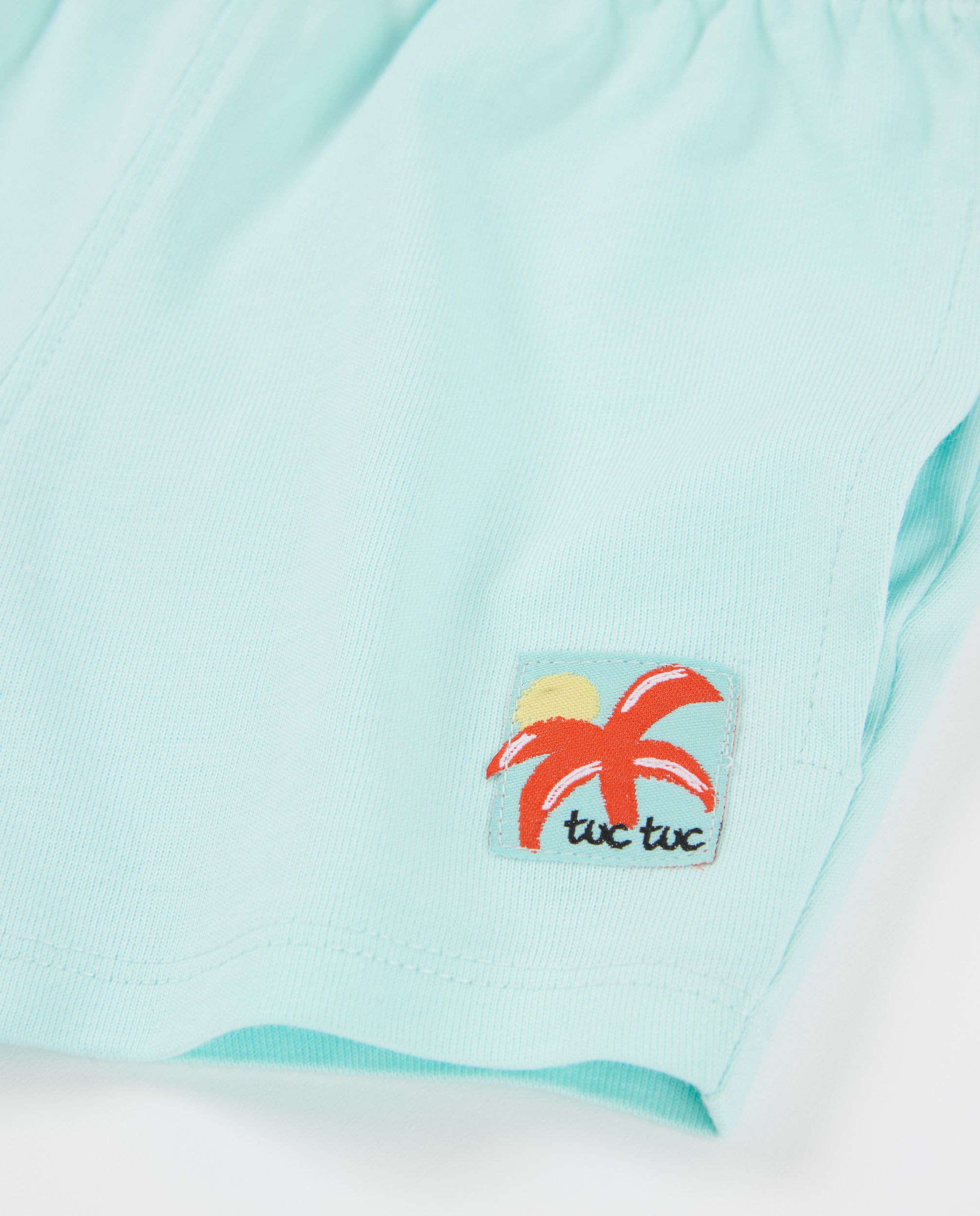 TucTuc Bermuda Short Bambino Celeste Cotone Coulisse 6M-10A