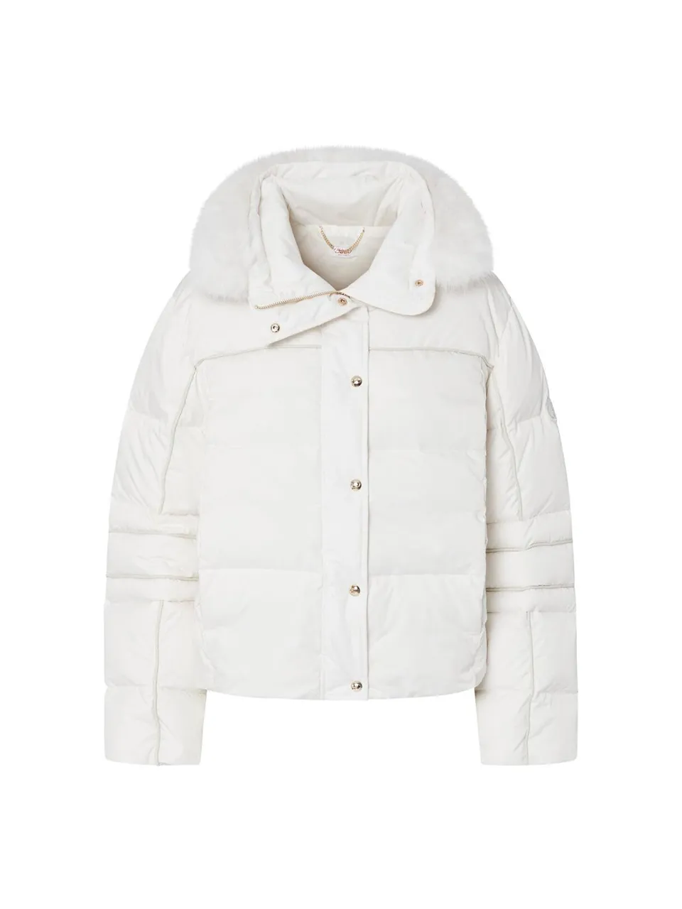Liu Jo Giacche Piumino Colletto Teddy Nylon Piuma Taglia L