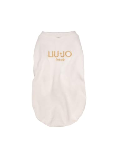 Liu Jo Pets 00106 pullover cane cotone 2XL ricamo lurex