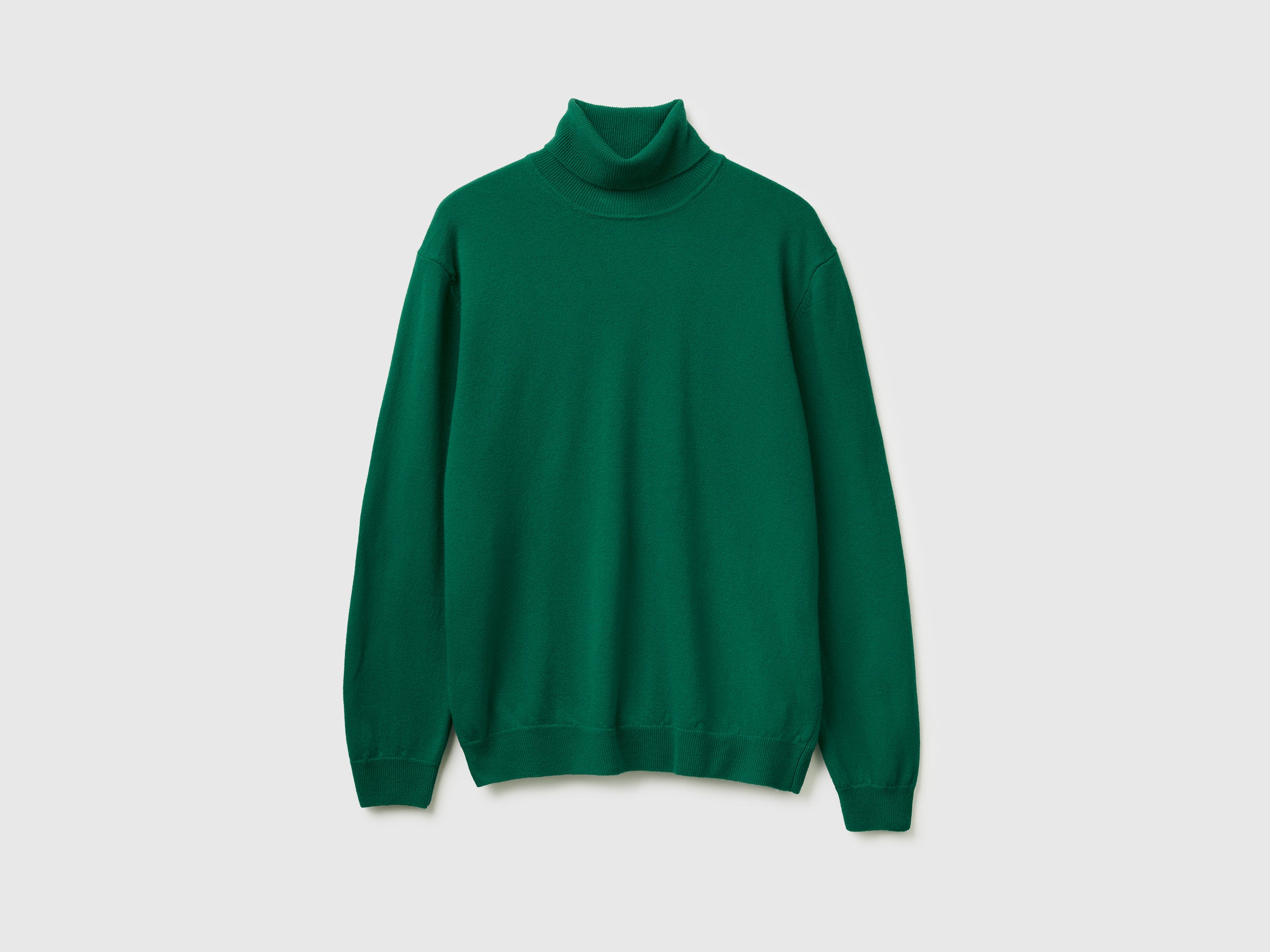 United Colors of Benetton Dolcevita Lana Merino Verde Bosco L